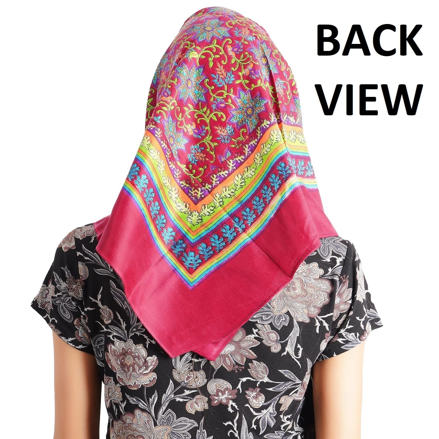 KETKAR Wool Scarf for Women - Maroon - Image 2