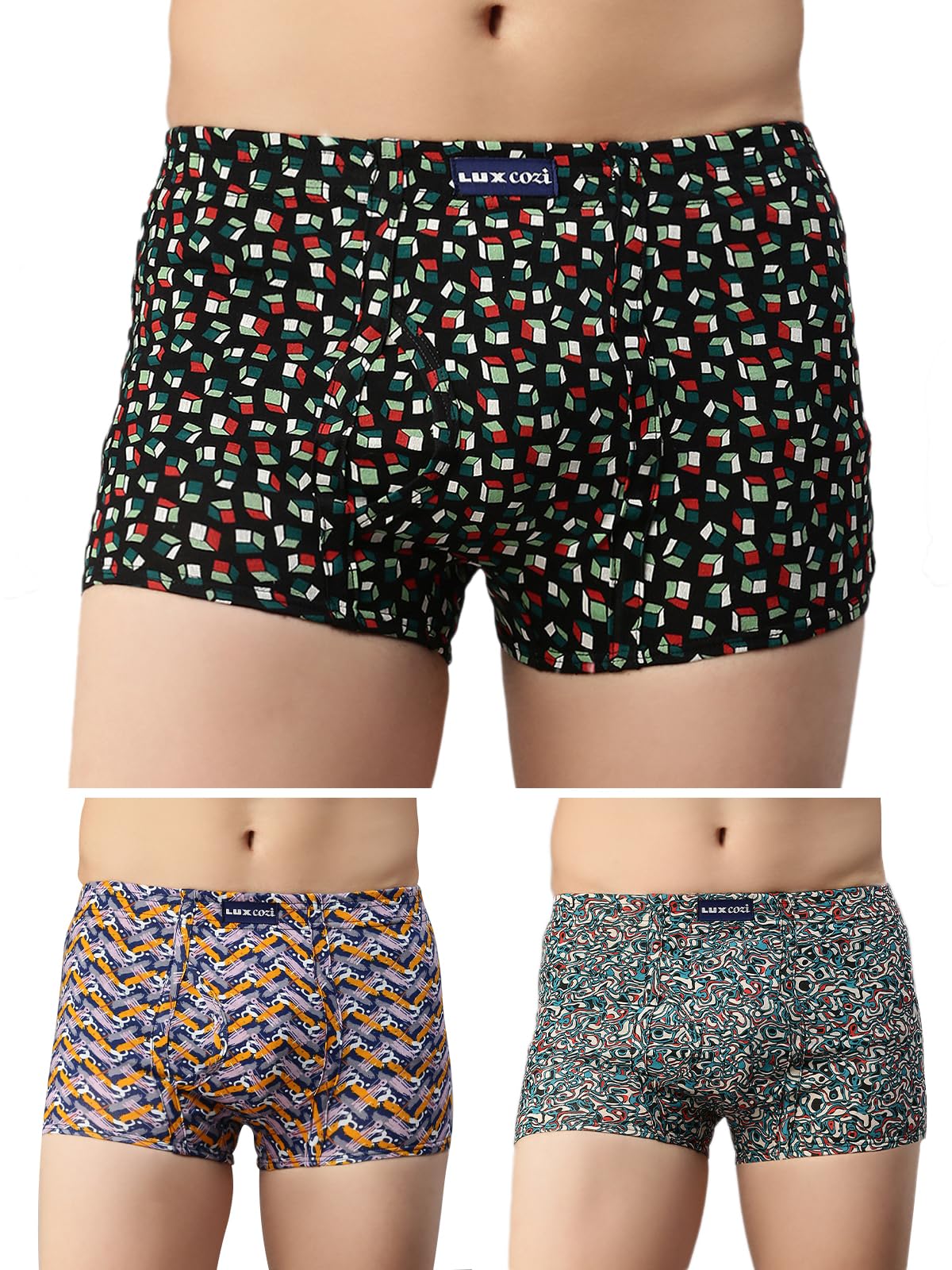 Lux Cozi Men's Assorted Printed Trunk