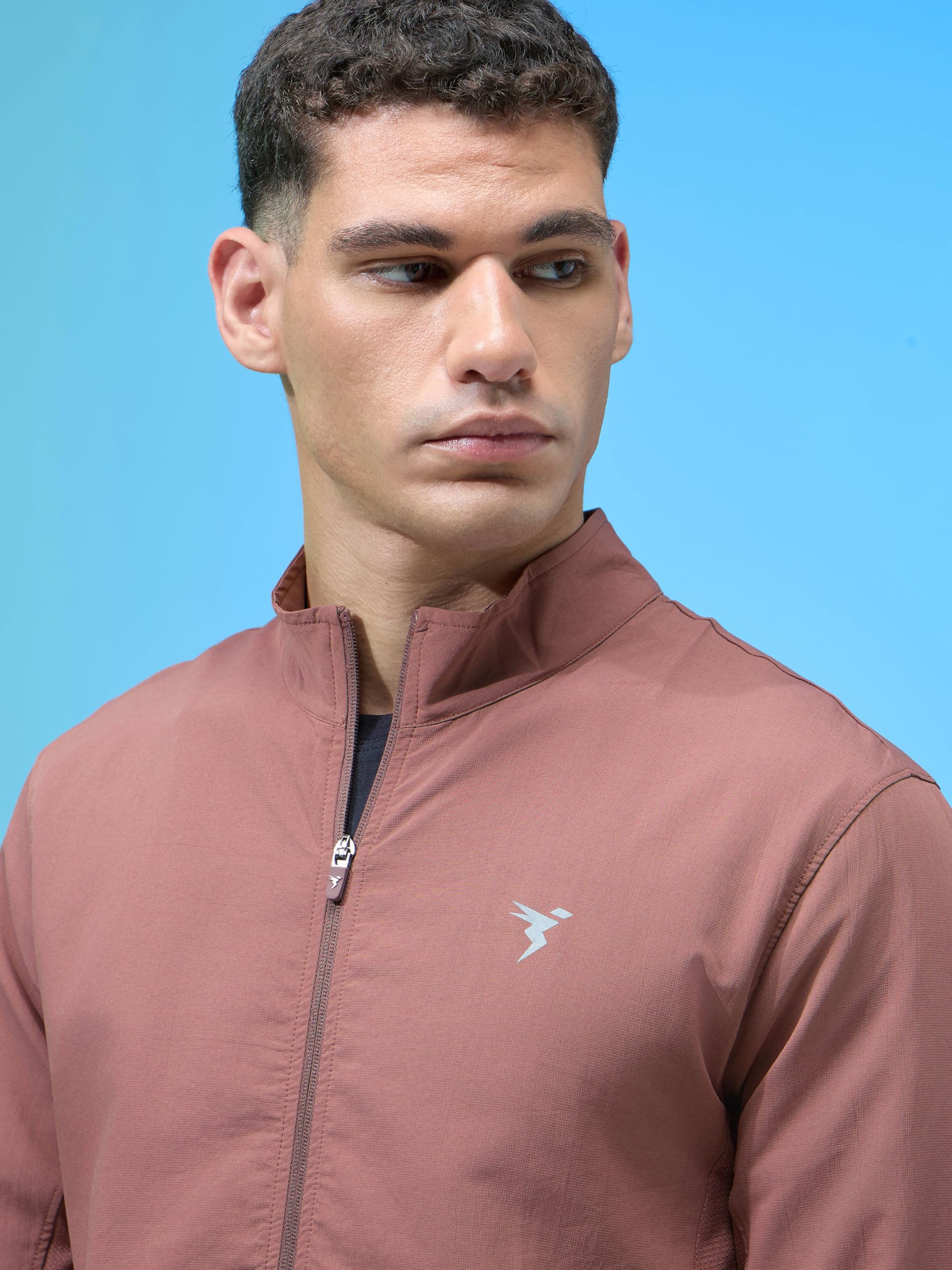 TECHNOSPORT Men Slim Fit Solid Jacket - Image 3