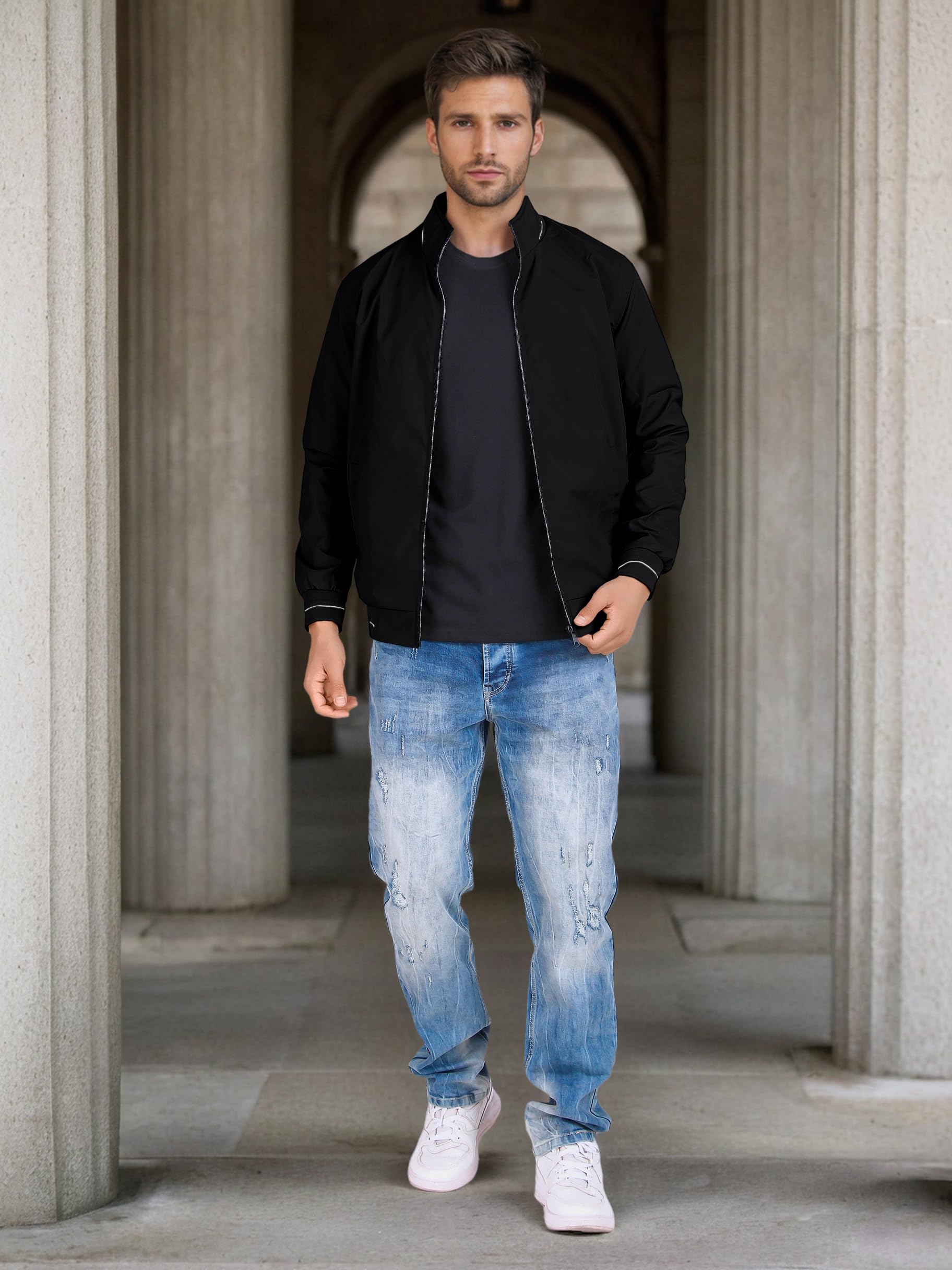 Celary Men Military Coat - Black - Image 2