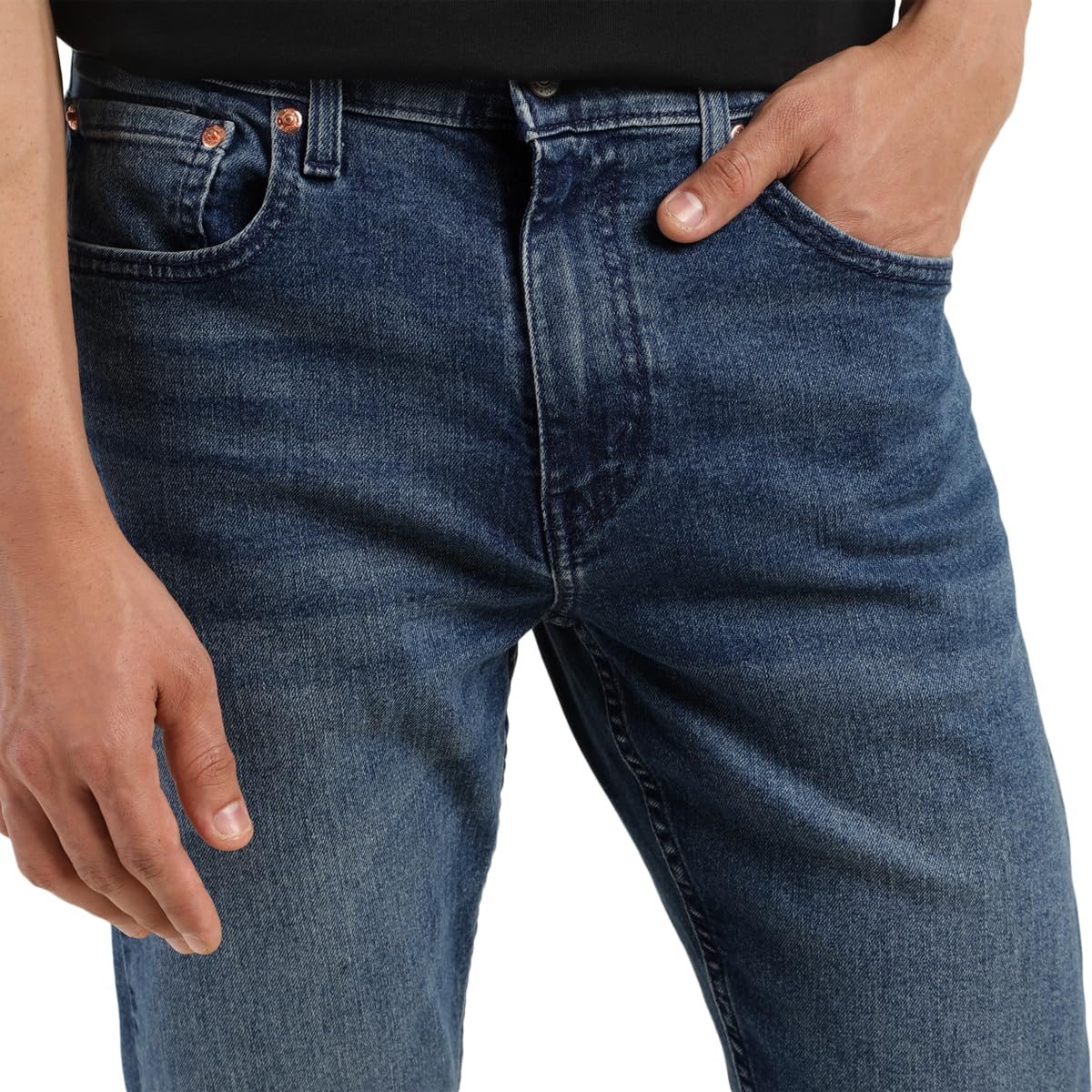 Levi's Men's Slim Tapered Fit Jeans Blue - Image 4