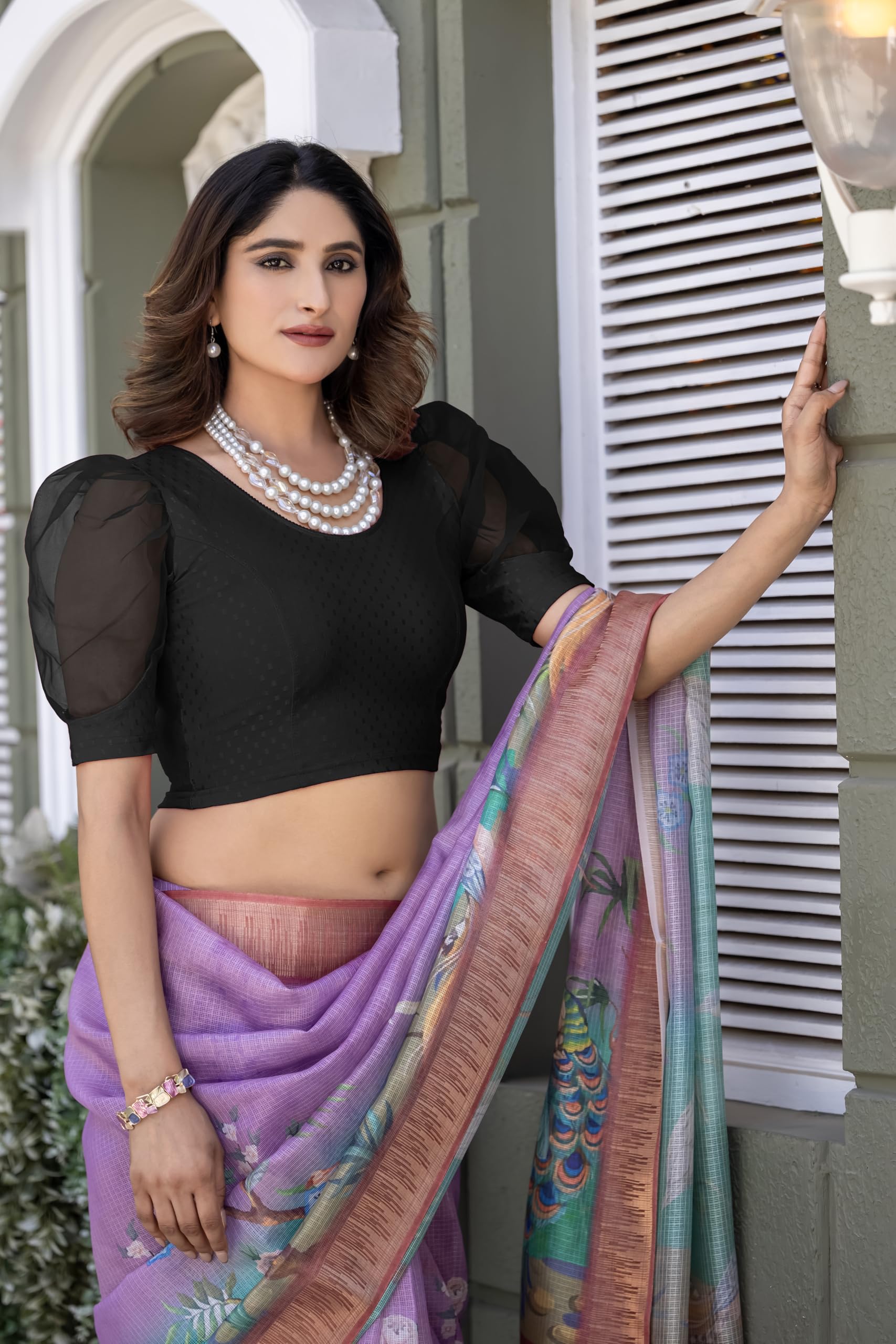 Amazon Anarva Saree Blouse for Women - Image 3