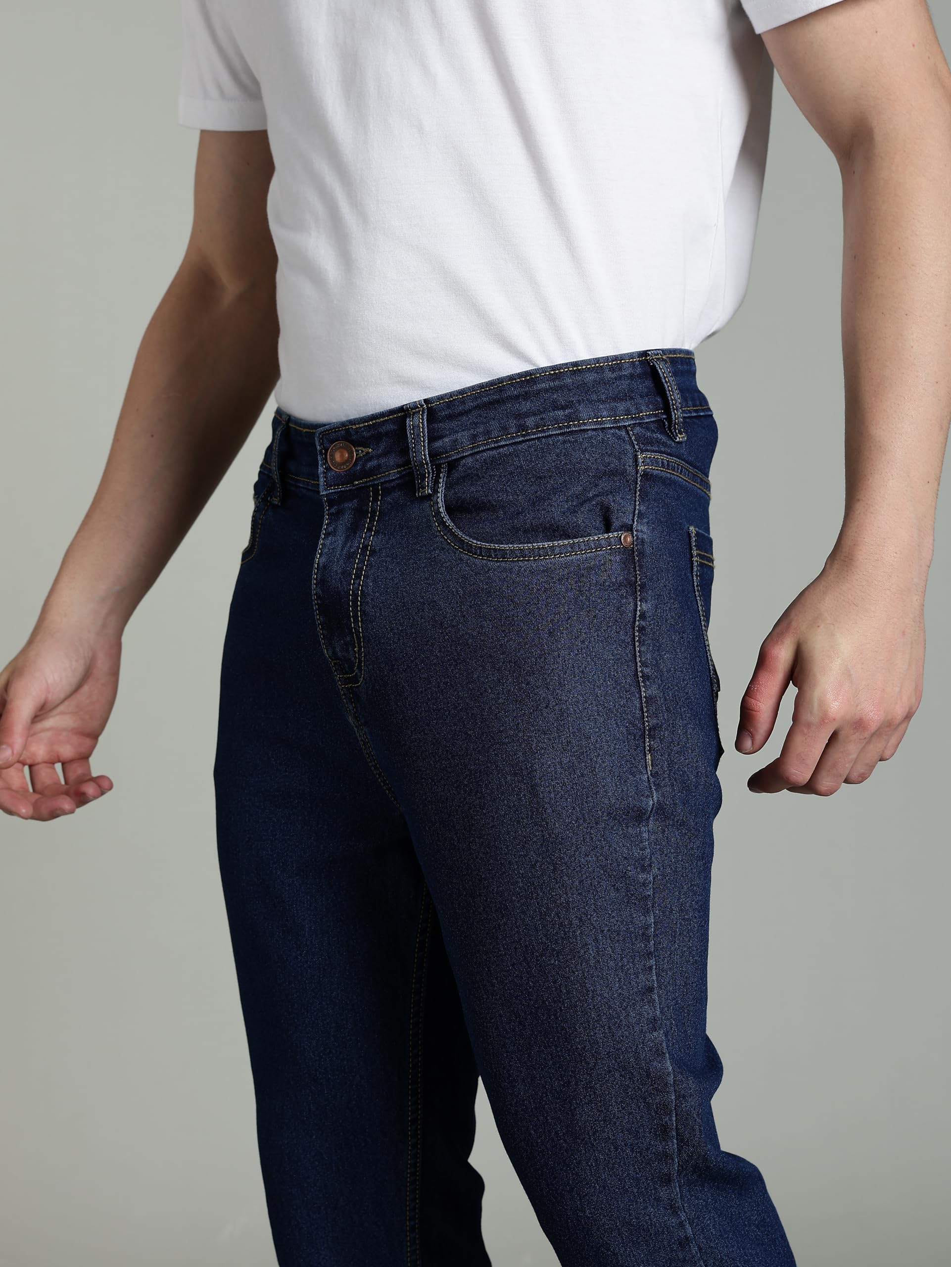 INKD Men's Relaxed Fit Jeans - Image 5