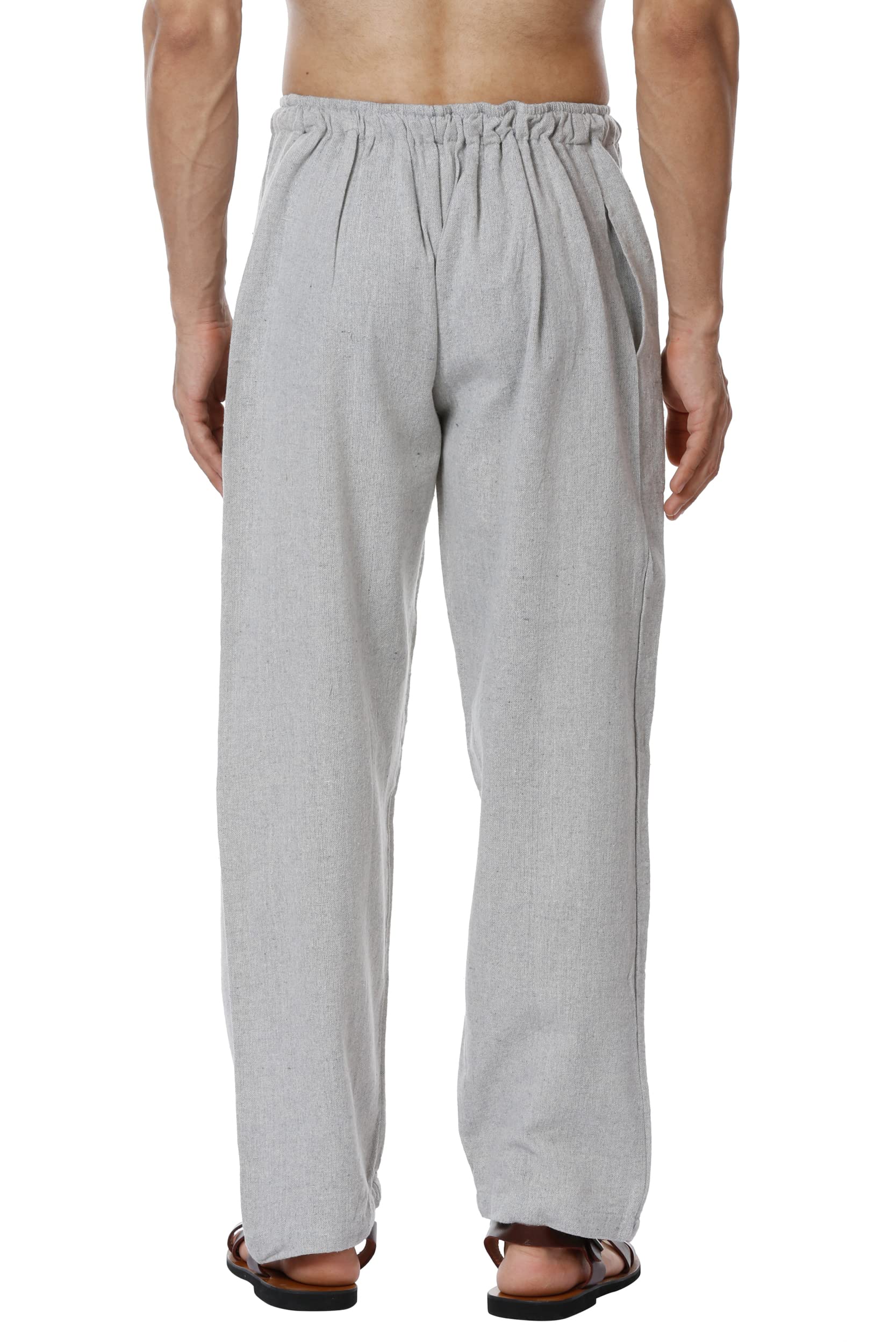 Aatman Eco-Friendly Cotton Pyjama for Men - Grey - Image 5