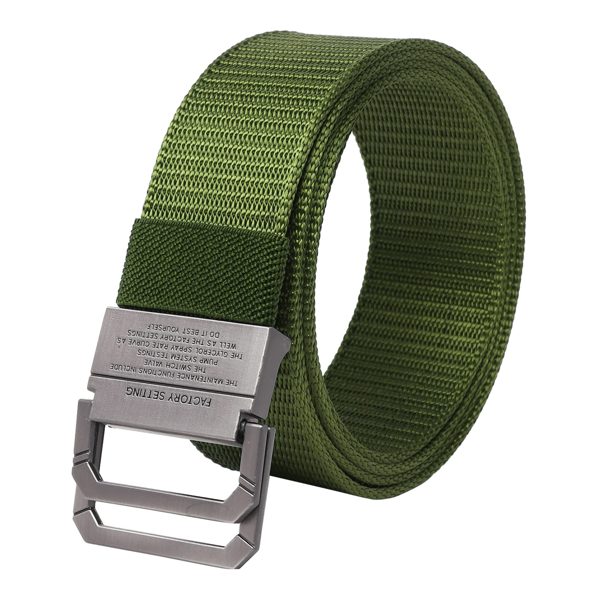 ZORO Grey Nylon Woven Fabric Belt for Men