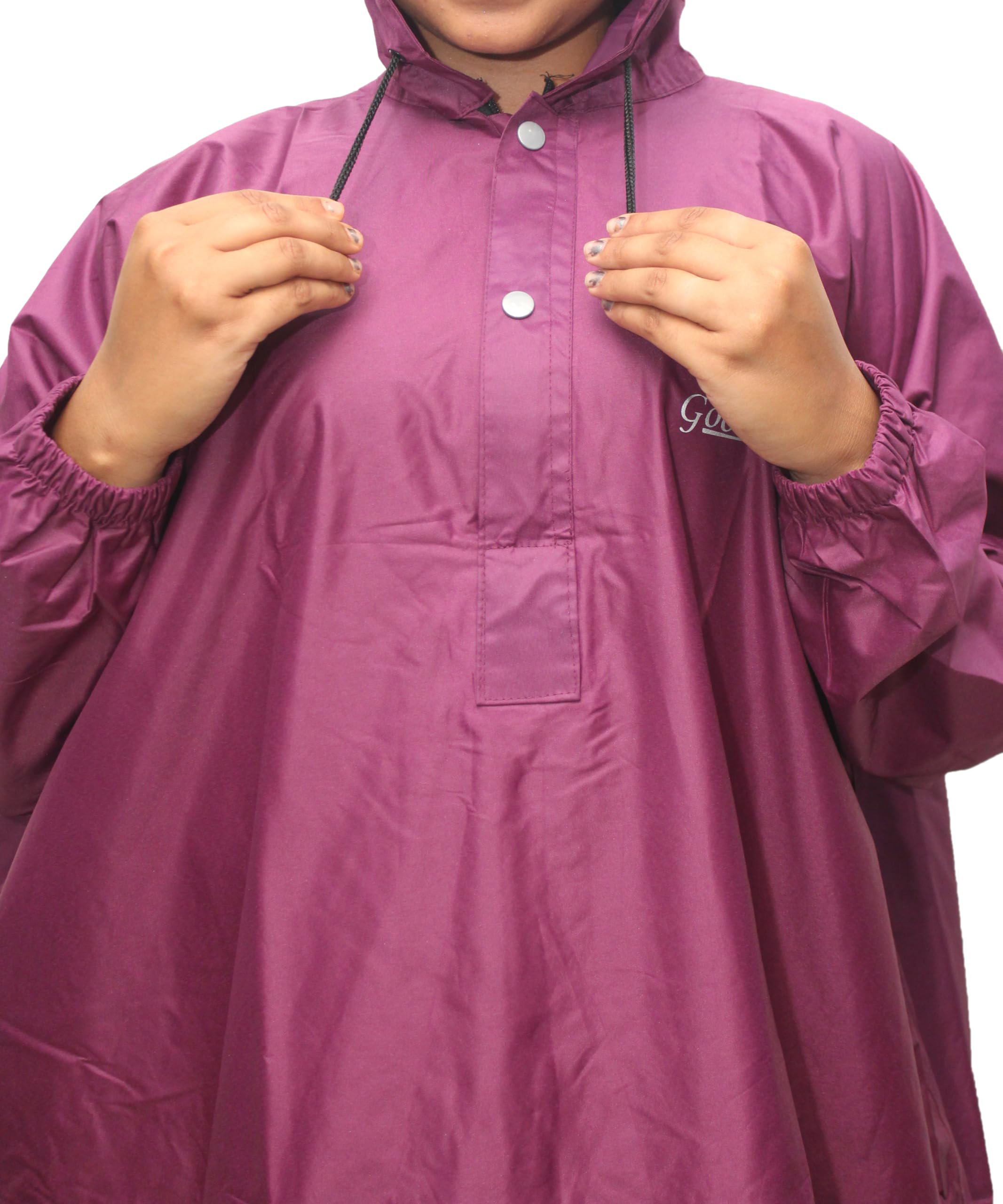 Goodluck Women's Rain Poncho - Image 5