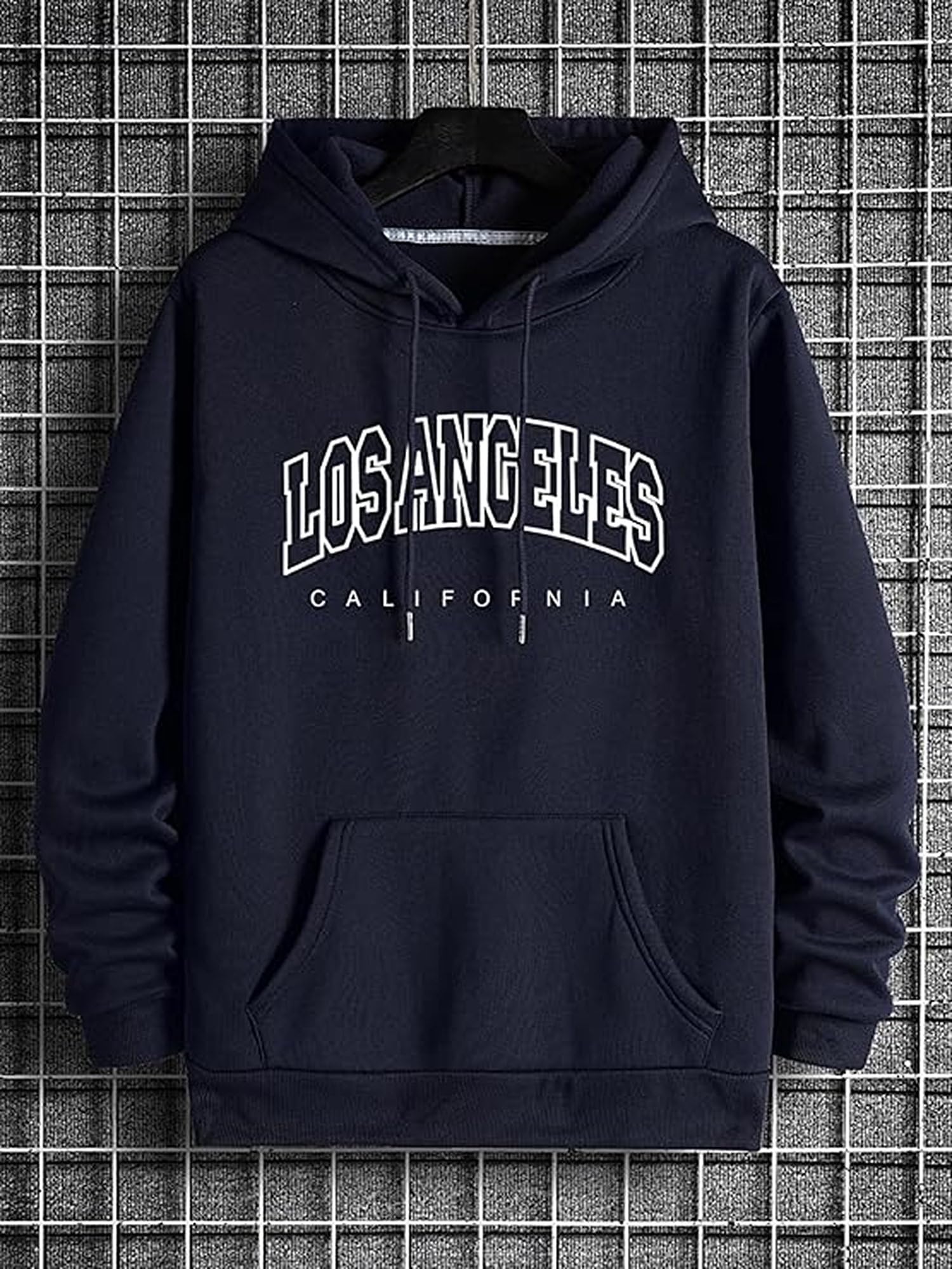 Lymio Unisex Hoodie Sweatshirt - Blue - Image 5