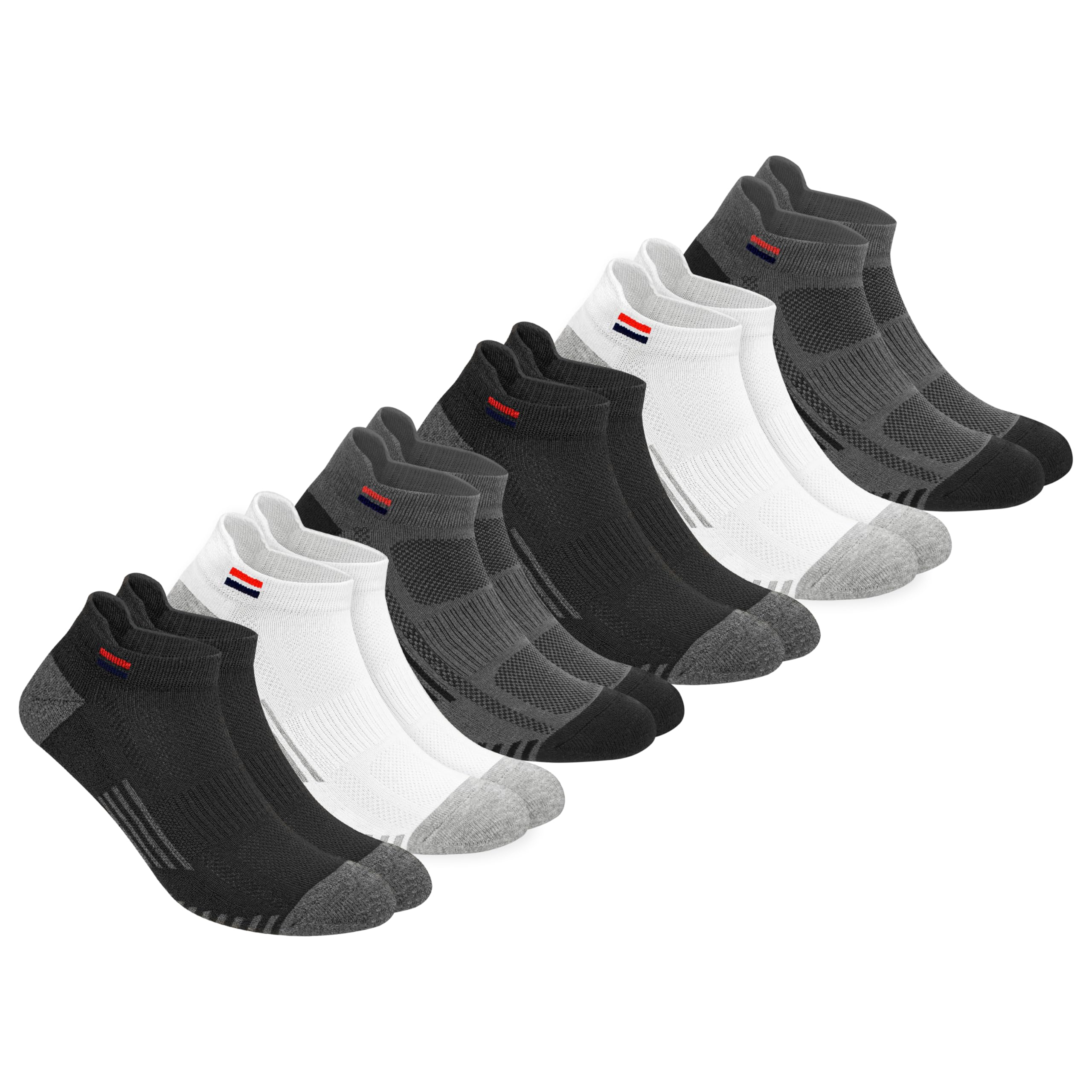 NAVYSPORT Ankle Socks for Men Women - Cotton Multicolor - Image 4