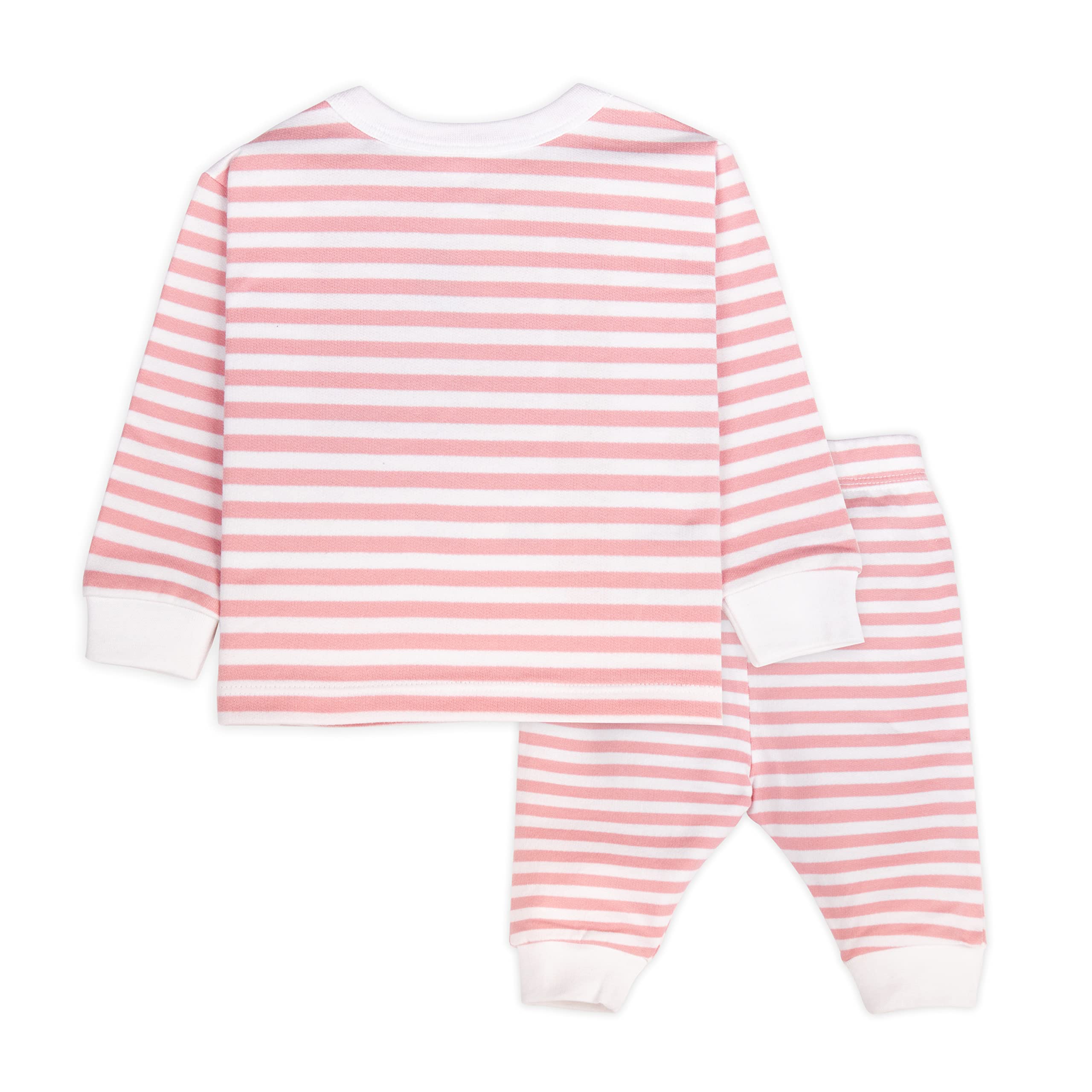 Real Basics Pink Bunny Unisex Cotton Fleece Pajama Set - Image 2