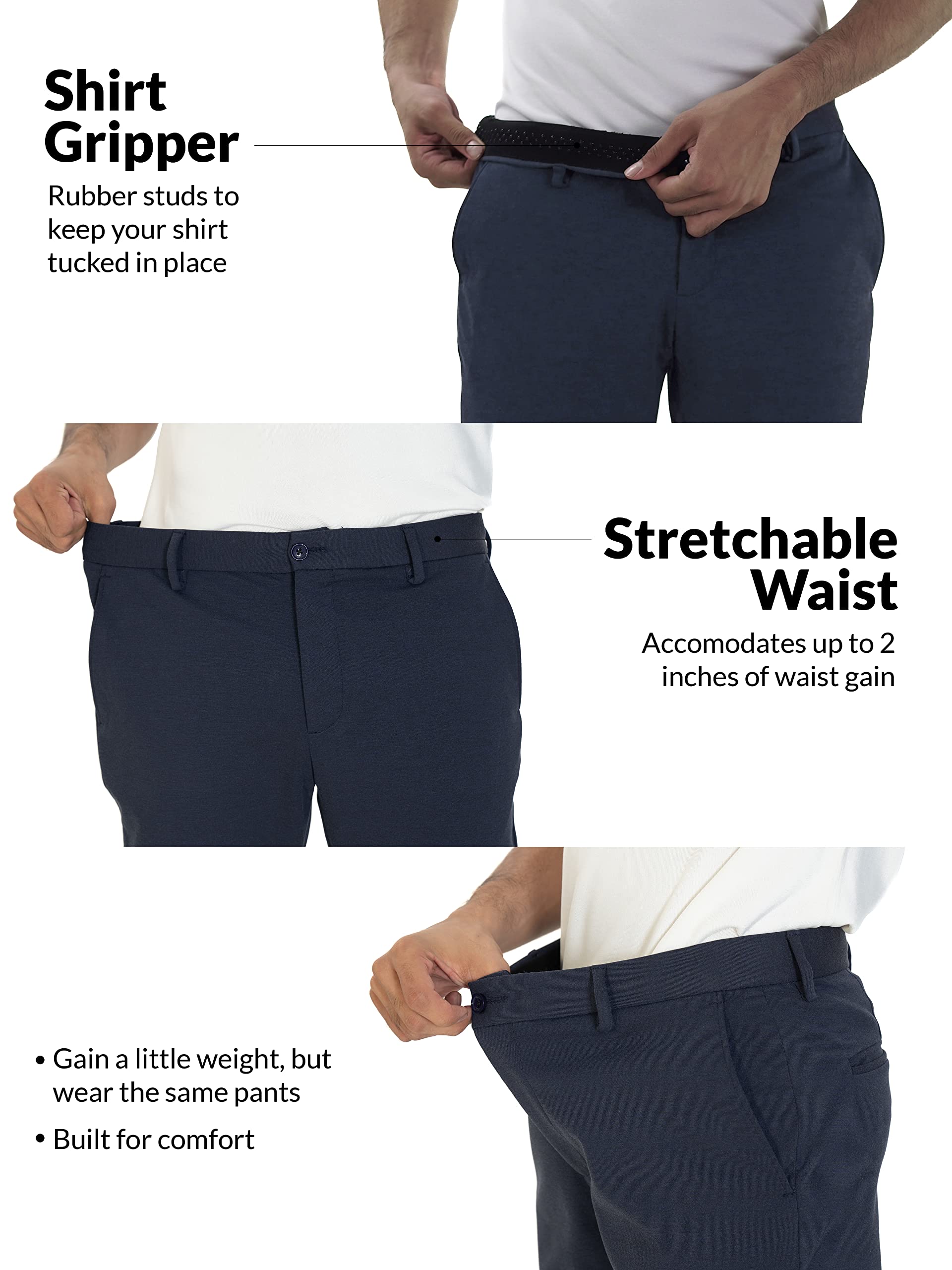 Luxury Blue Trousers for Men - Image 4