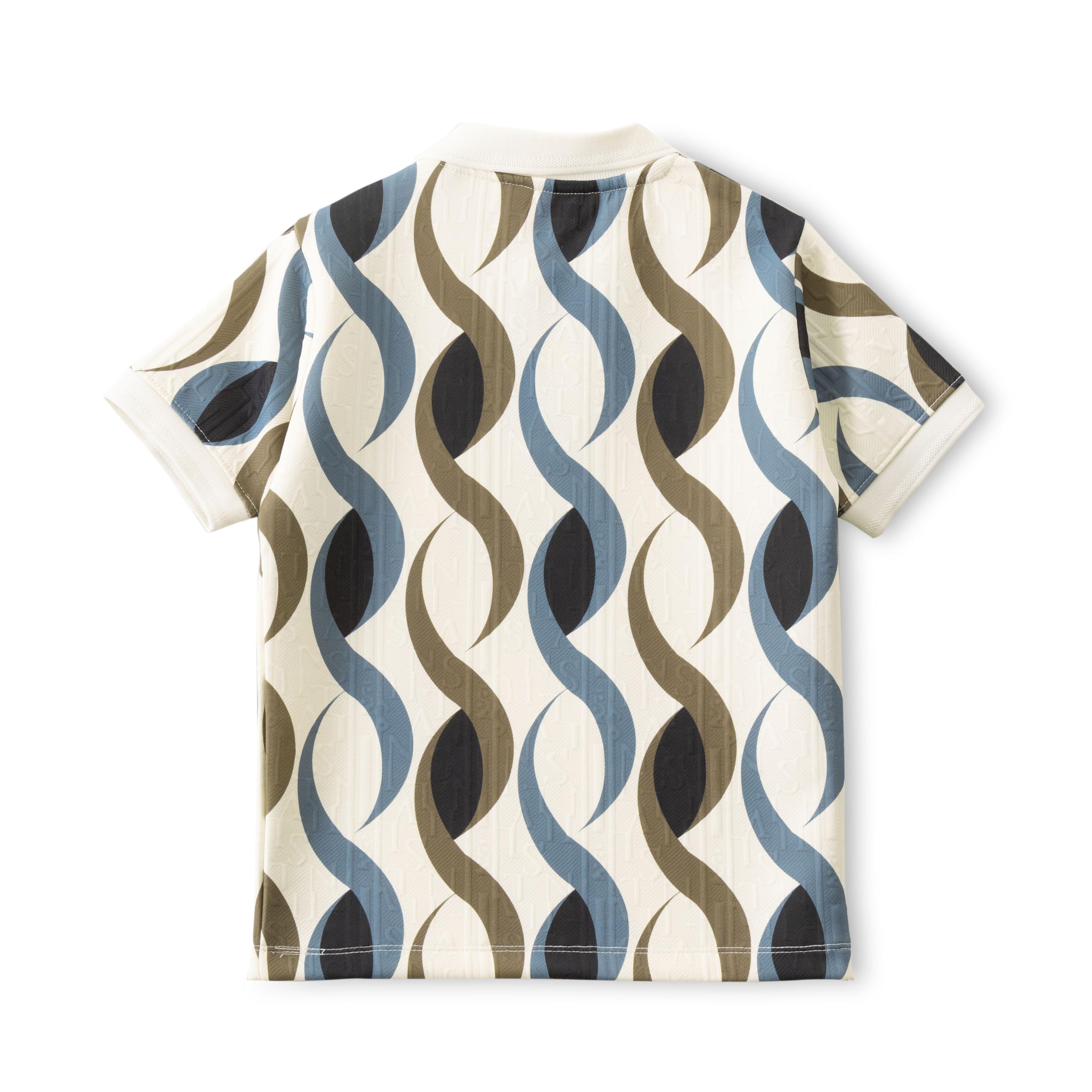 JB Boys Graphic Polo T-Shirt - Jacquard - Image 2