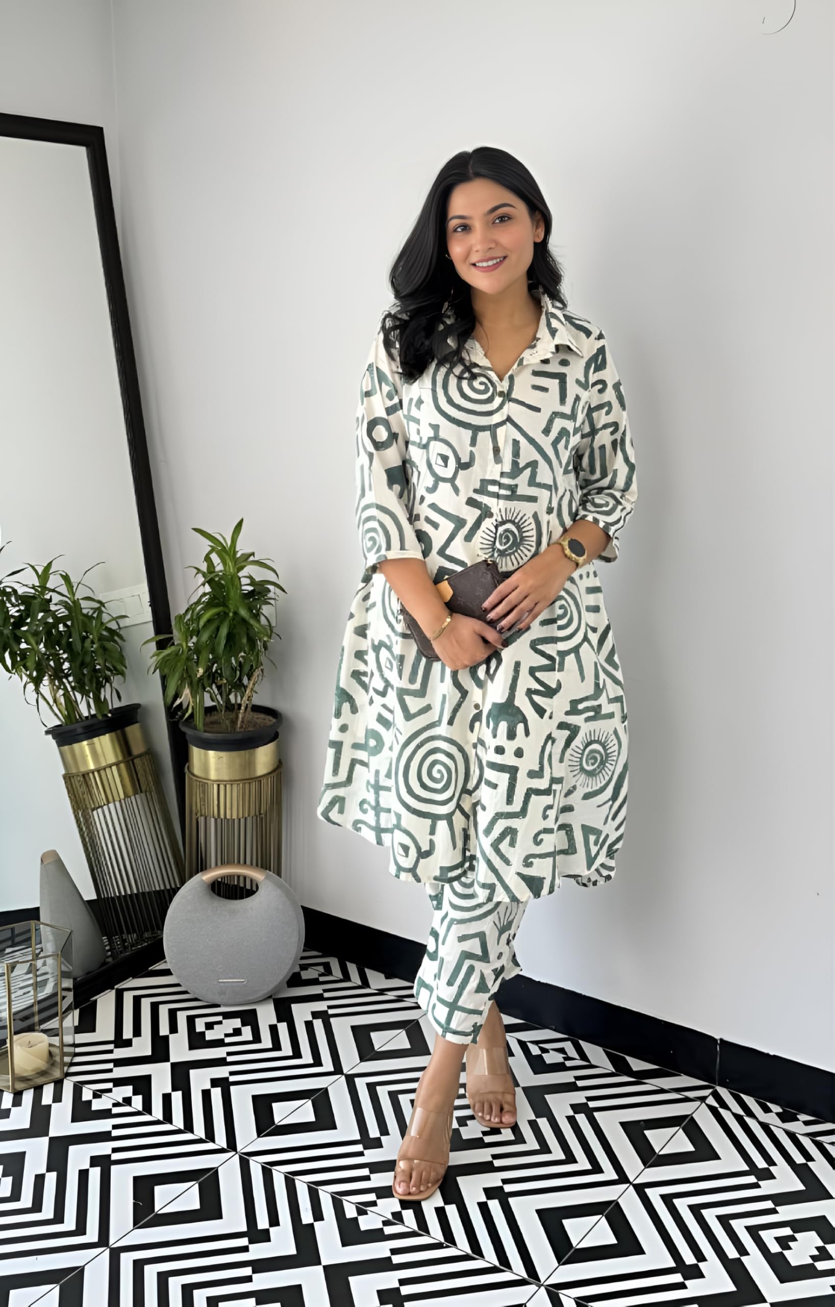 Yashika Women Cotton Blend Kurti Set - Image 2