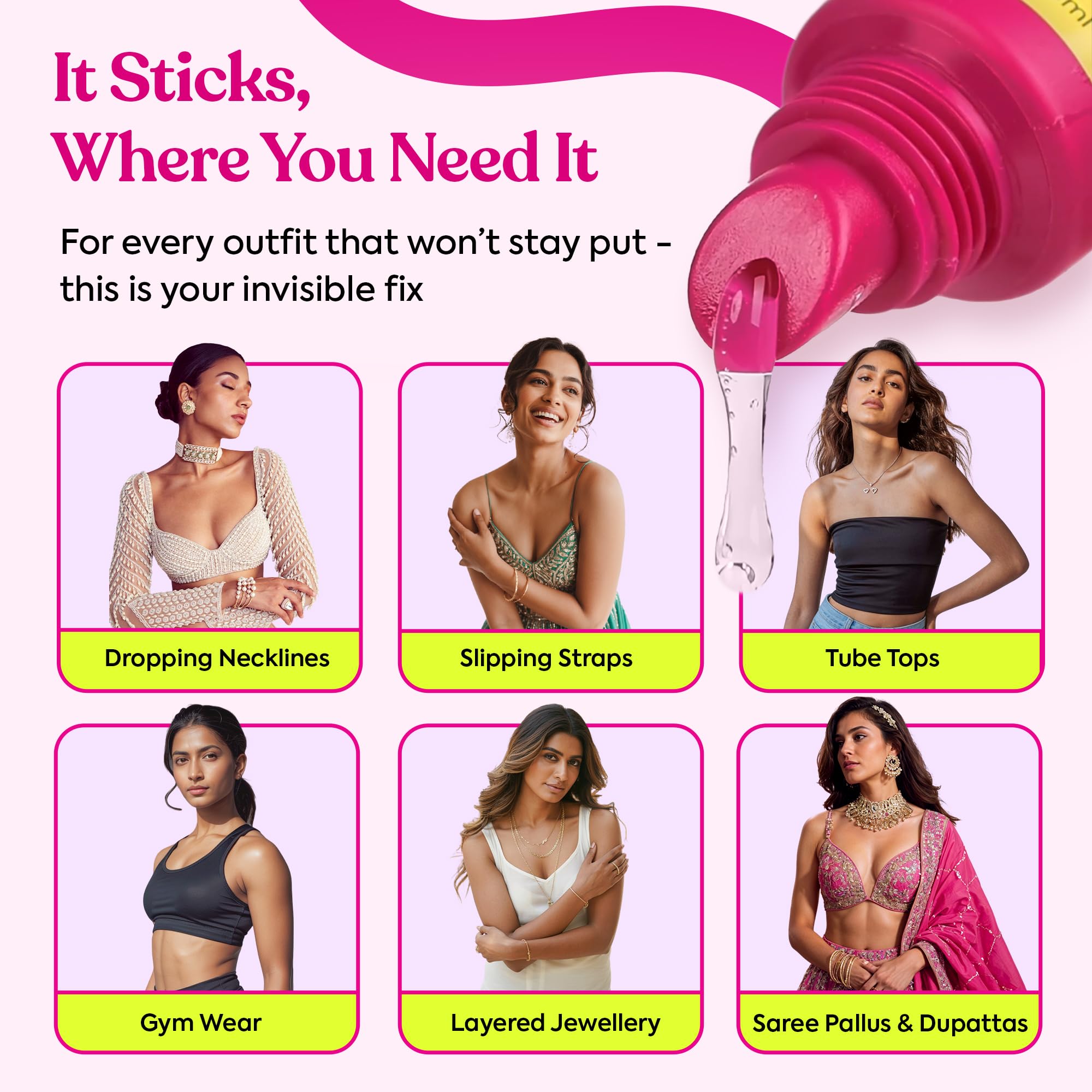 Oops Proof Body Glue - Invisible Sweat-Proof Adhesive - Image 3