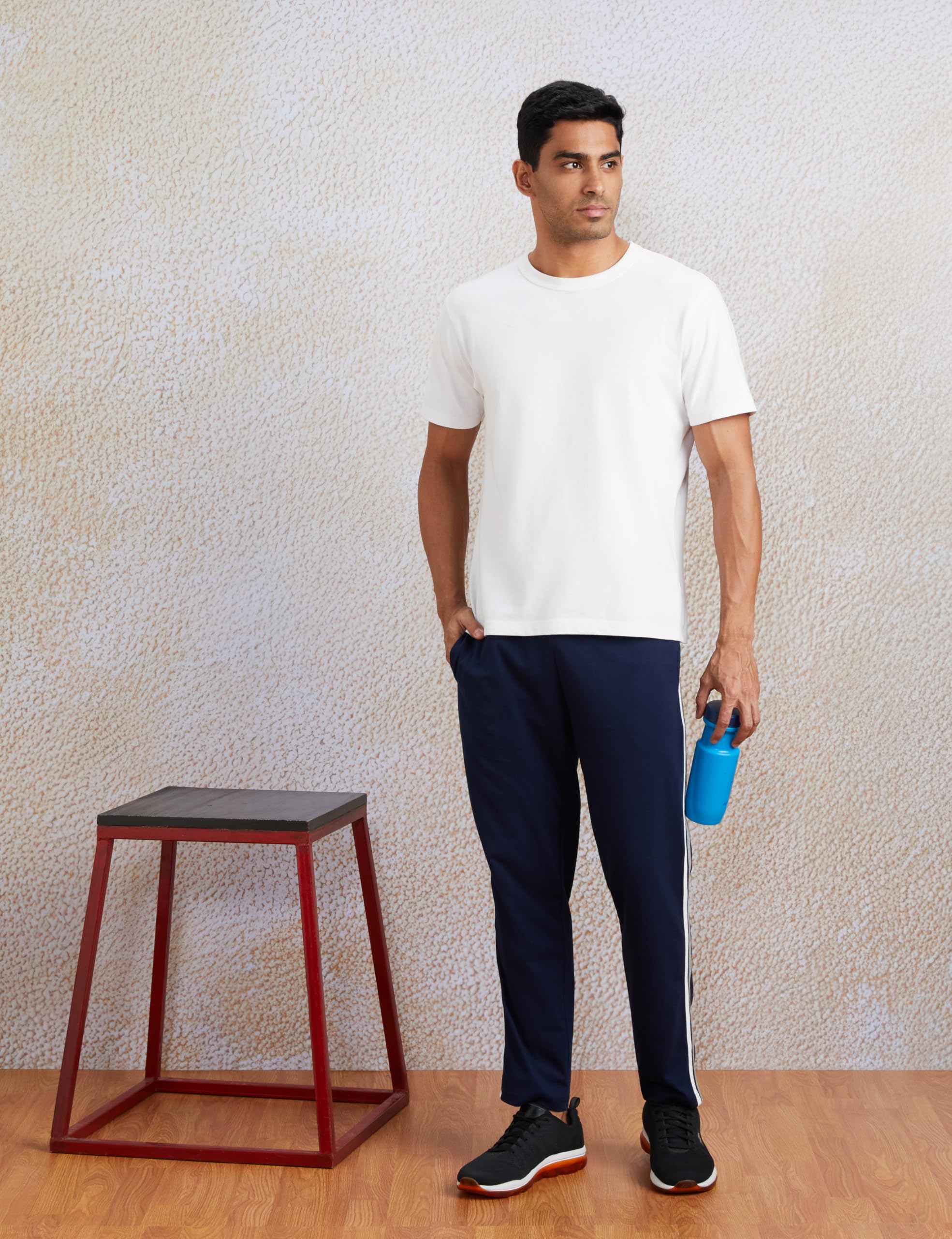 Symbol Men's Navy Track Pants - Image 3