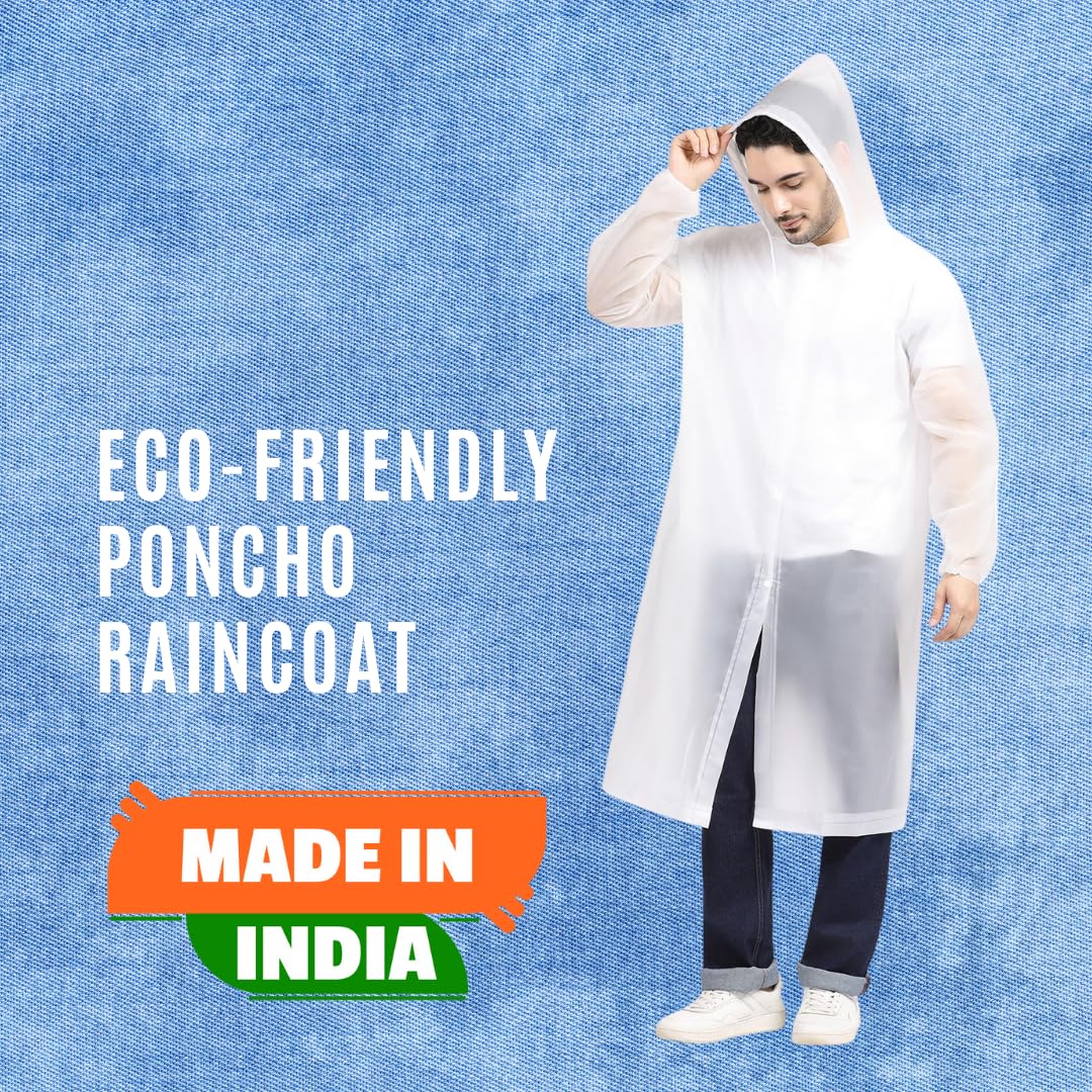 Citizen Eco-Friendly EVA Poncho Raincoat for Men & Women - Image 2
