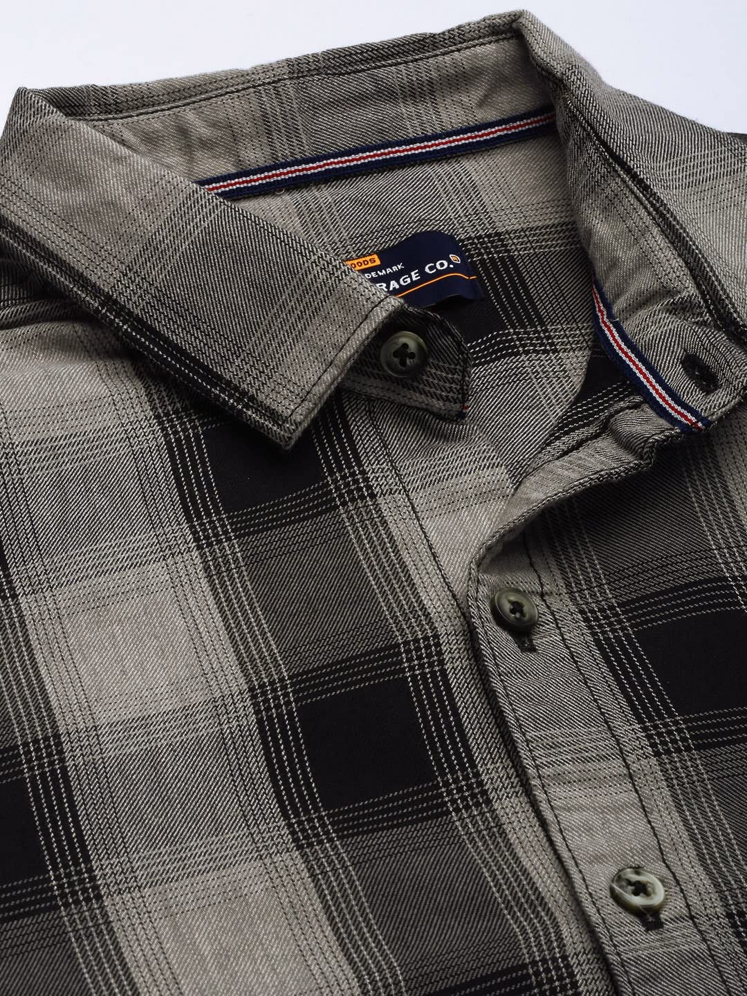 The Indian Garage Co Men Cotton Shirt - Black - Image 3