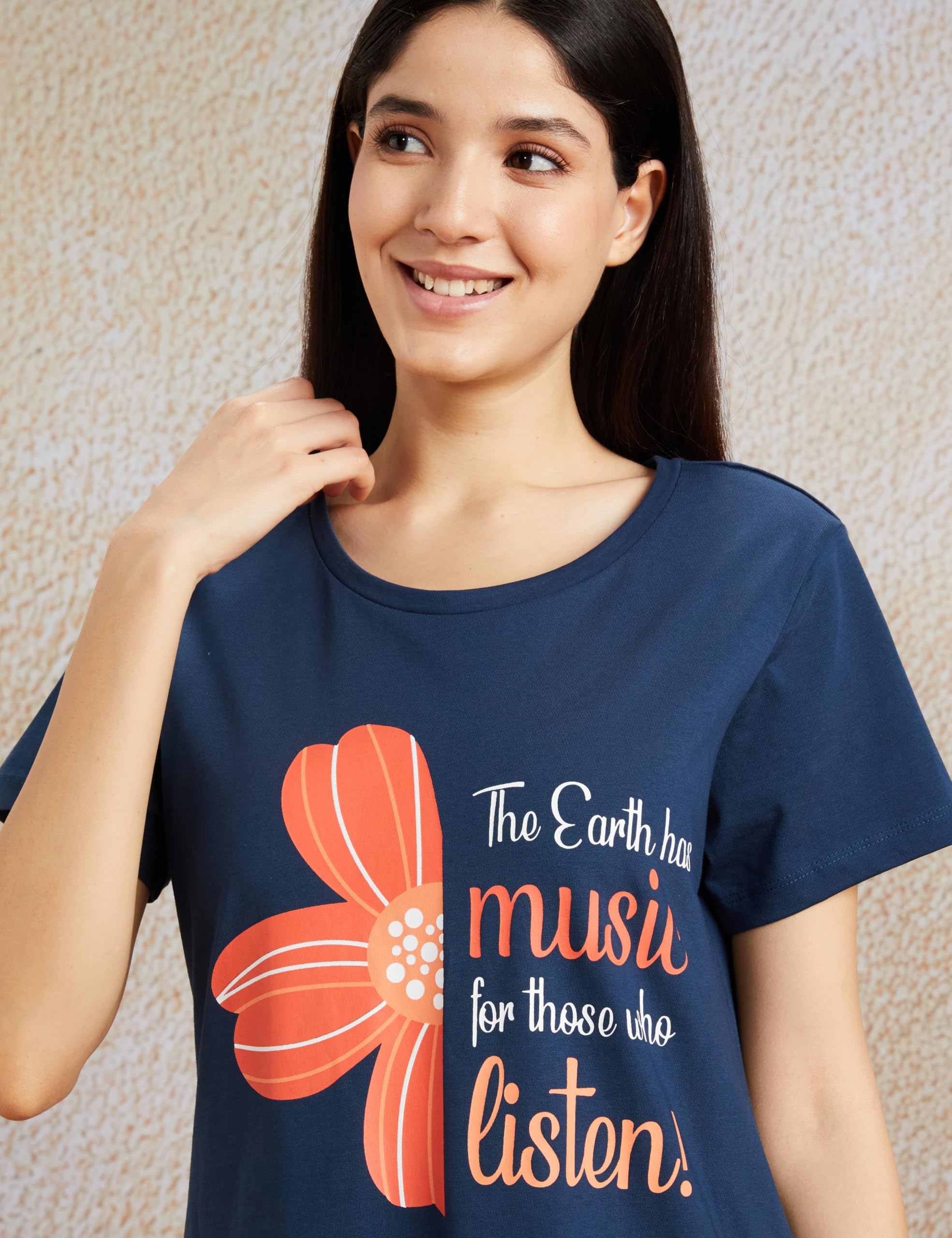 Amazon Women Cotton Knee Length Nighty - Image 4