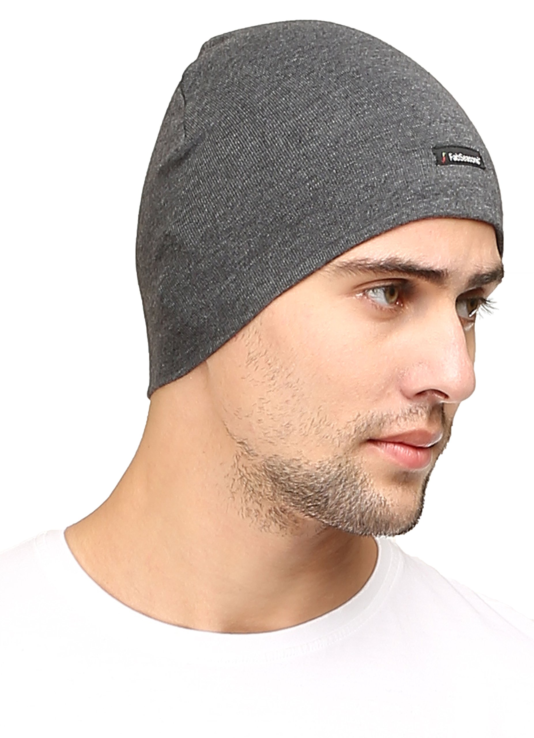 FabSeasons Cotton Cap Grey Unisex - Image 3