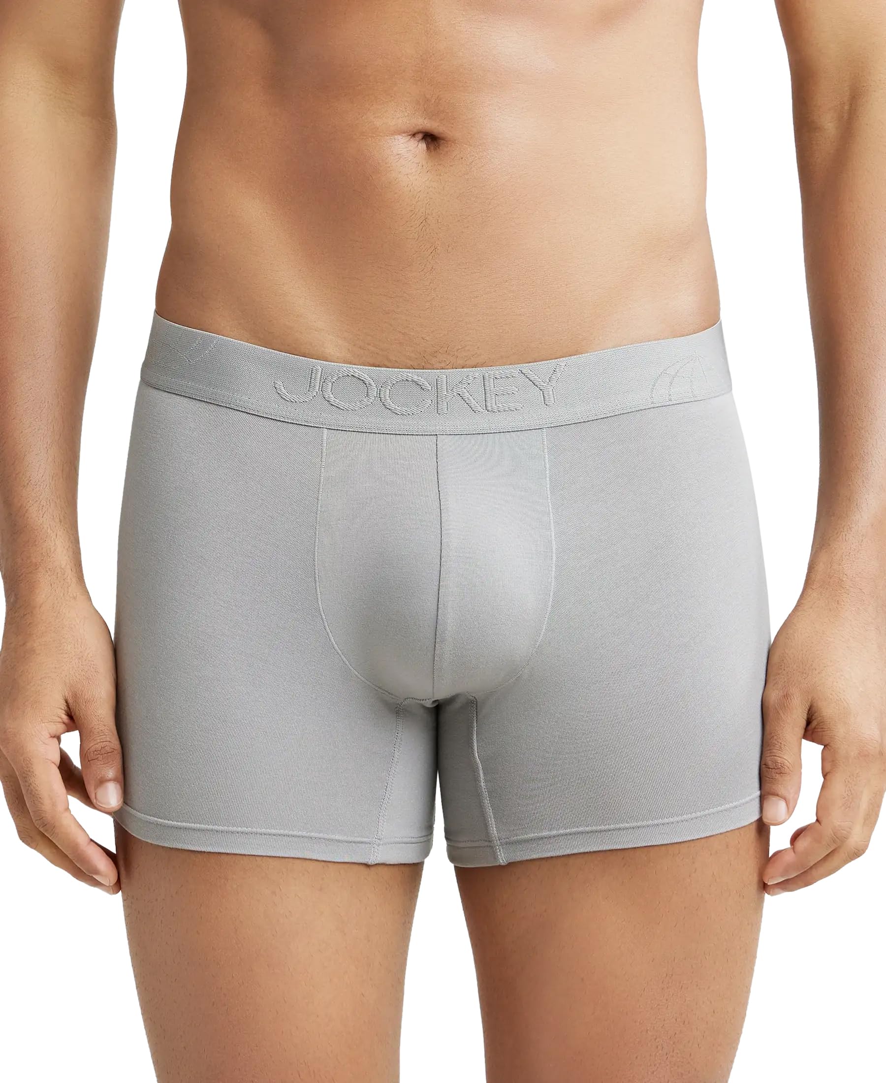 Jockey Men's Cotton Trunks - Grey