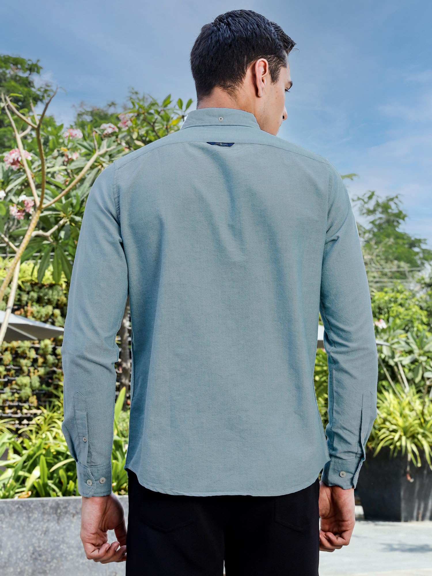 Thomas Scott Men's Cricket Club Shirt - Dark Green - Image 2