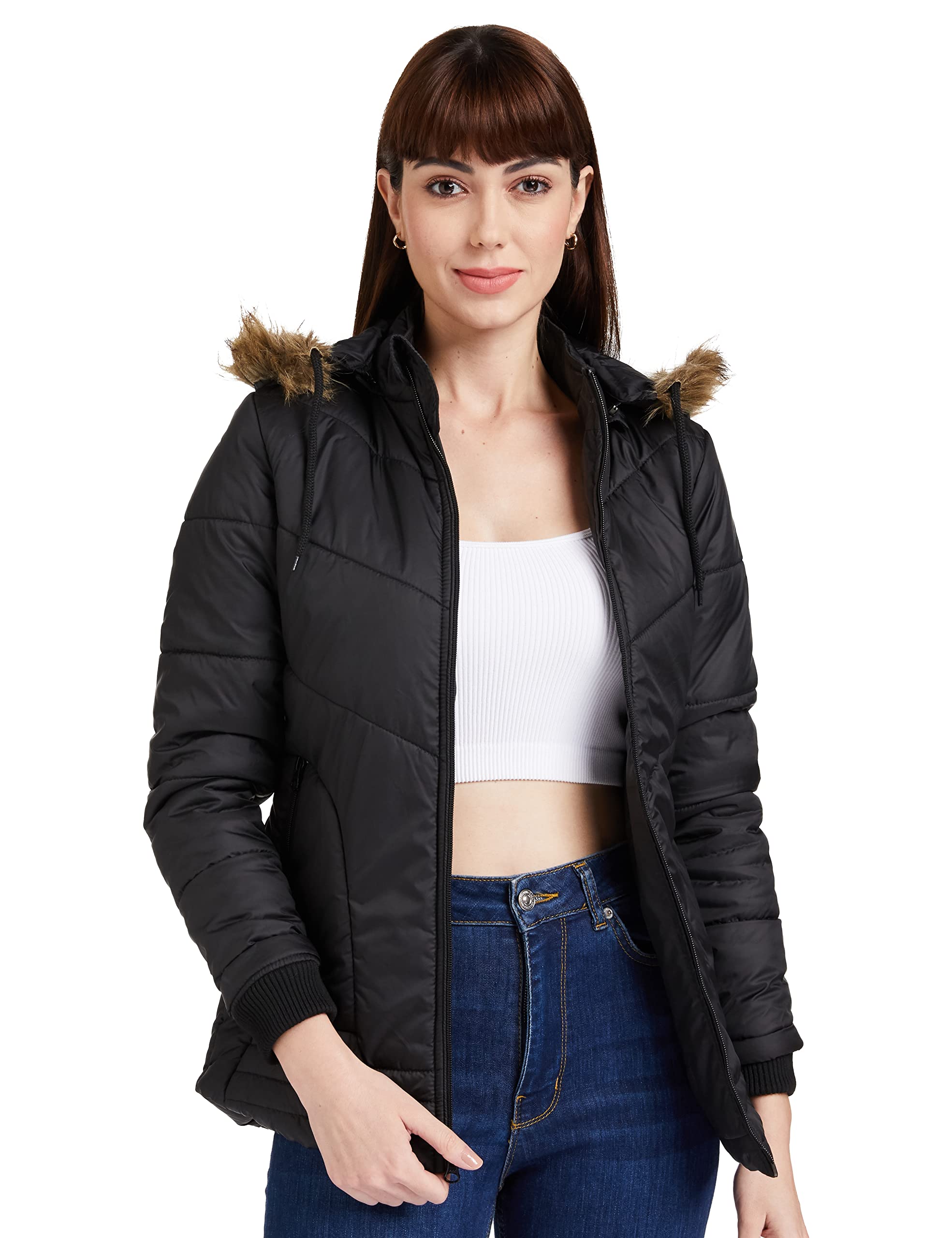 Symbol Women's Quilted Jacket - Black