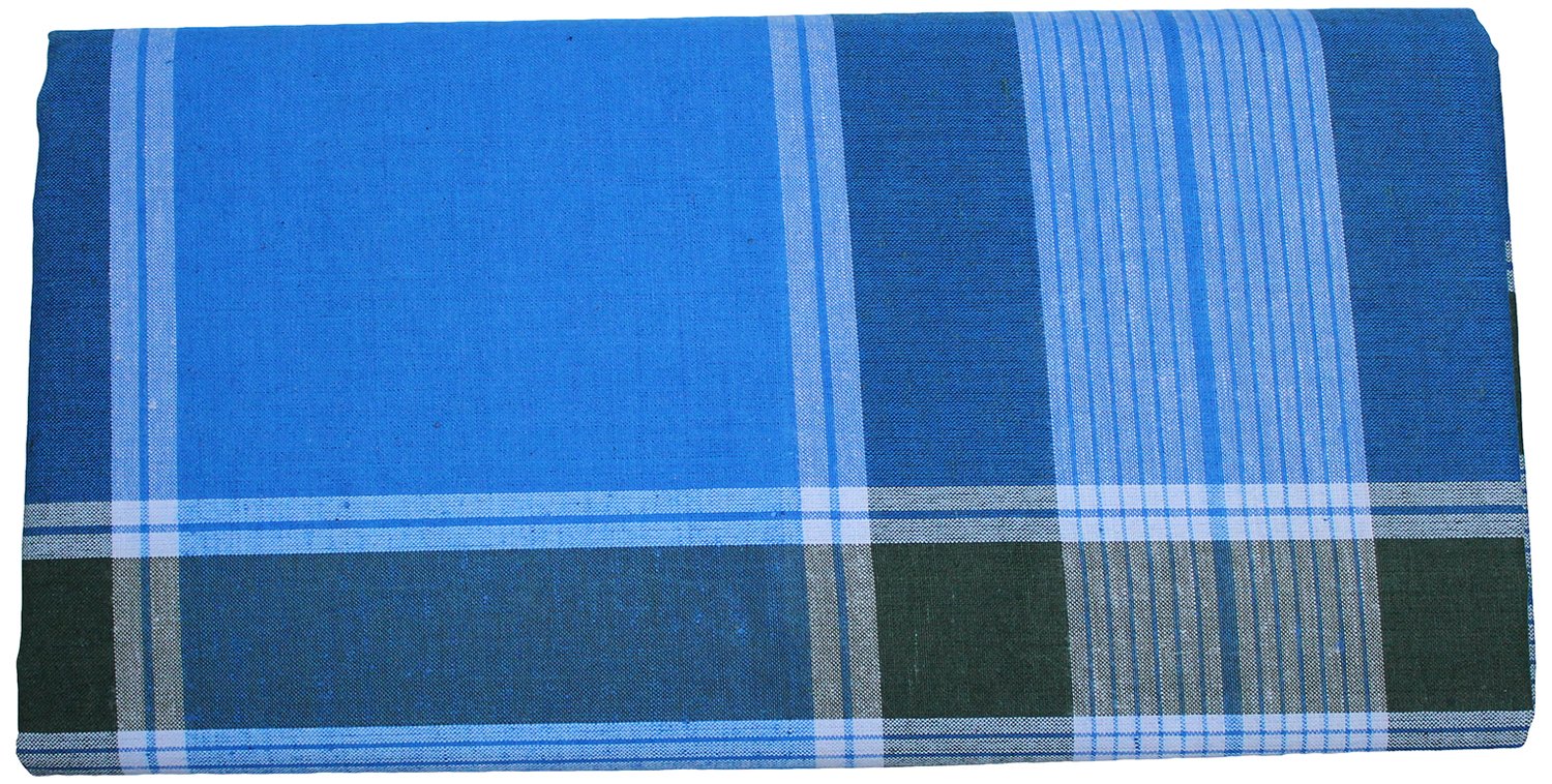Weavers Villa Men's Mixed Cotton Lungi - Multicolour - Image 3