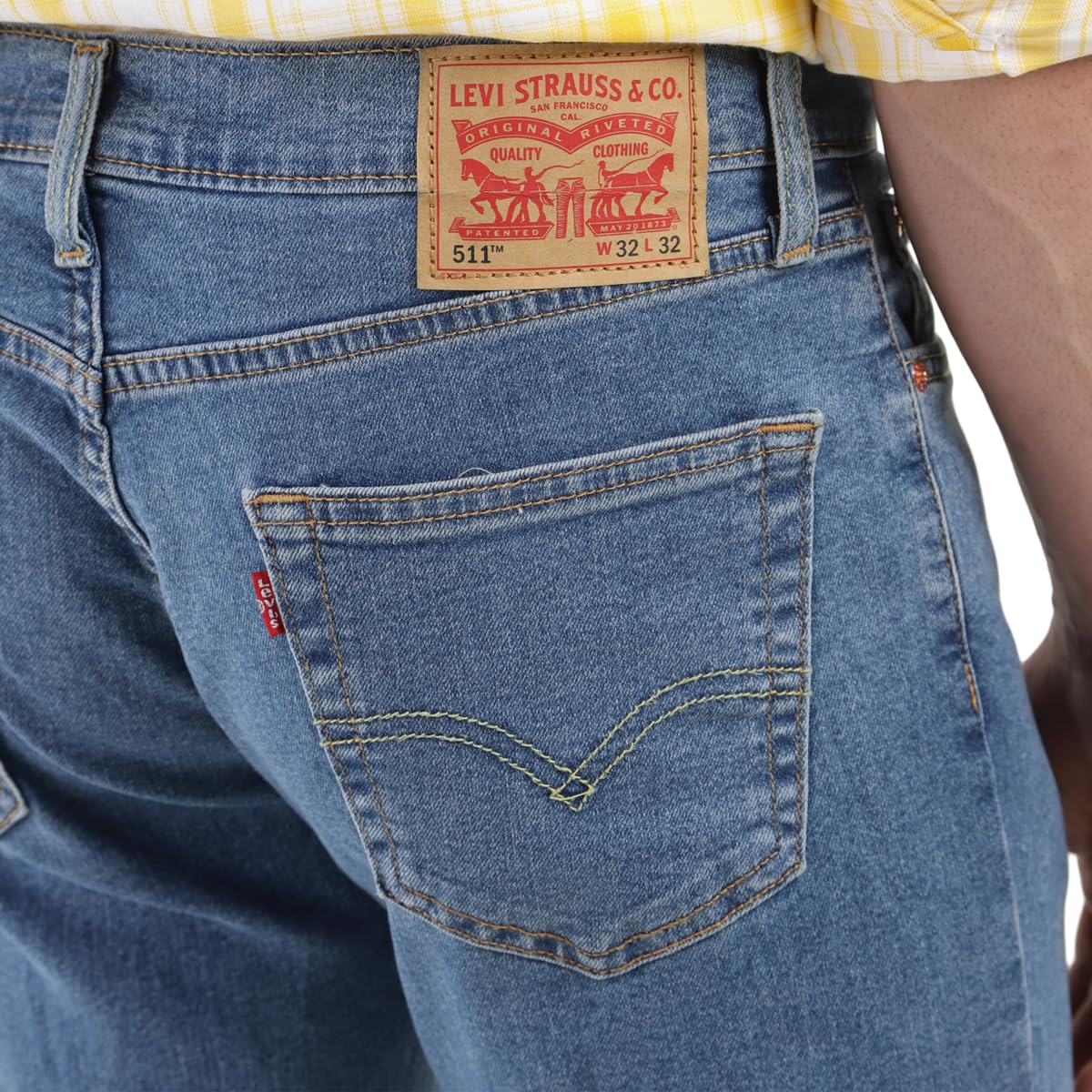 Levi's Slim Fit Jeans for Men - Blue Denim - Image 5