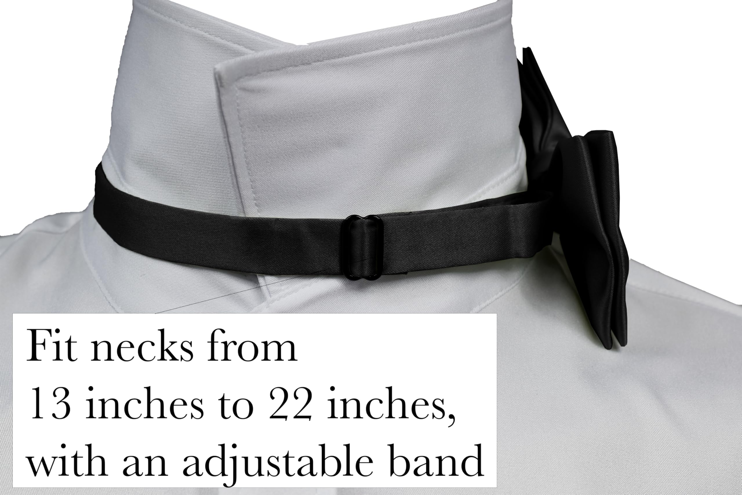 trilece Bow Ties for Men - Solid Pretied - Image 4