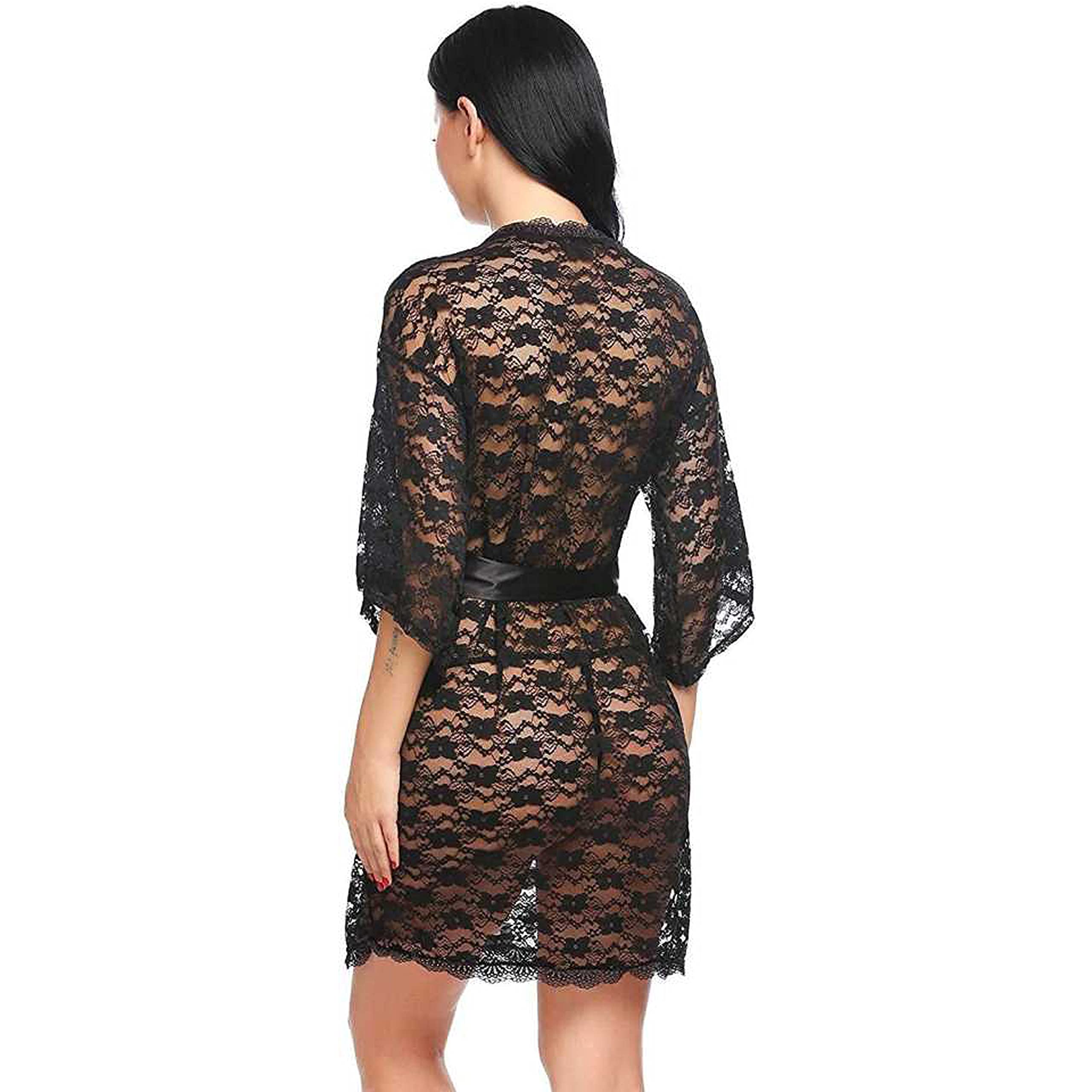 Fihana Women's Babydoll Dress - Net and Lace - Image 3