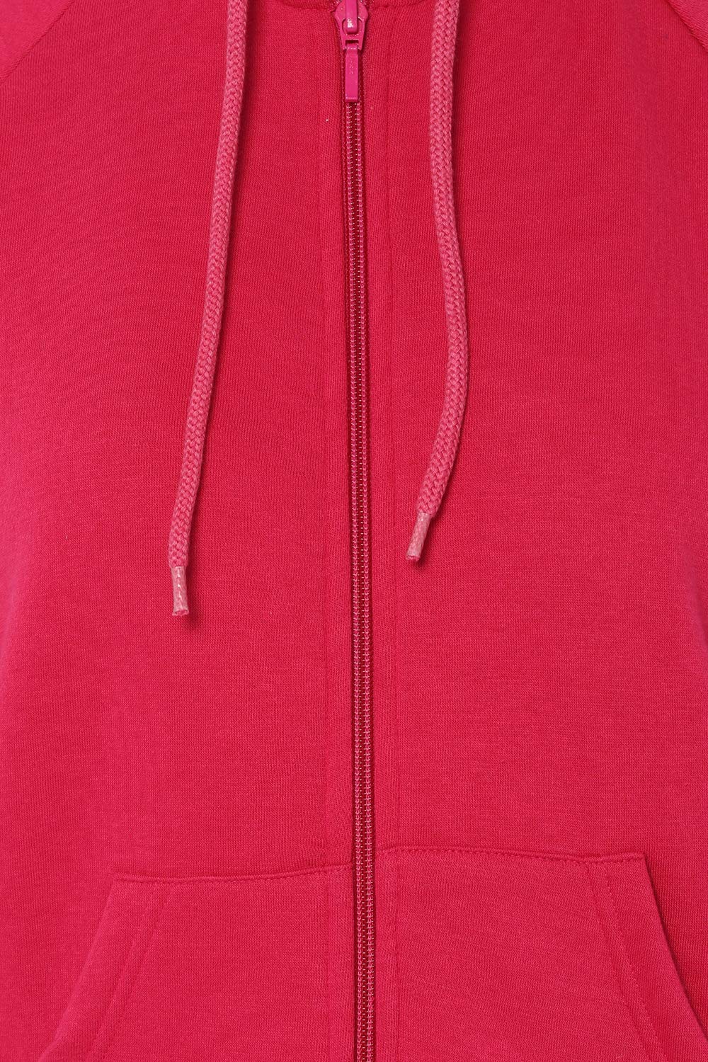 Allen Solly Women's Red Hooded Sweatshirt - Image 4