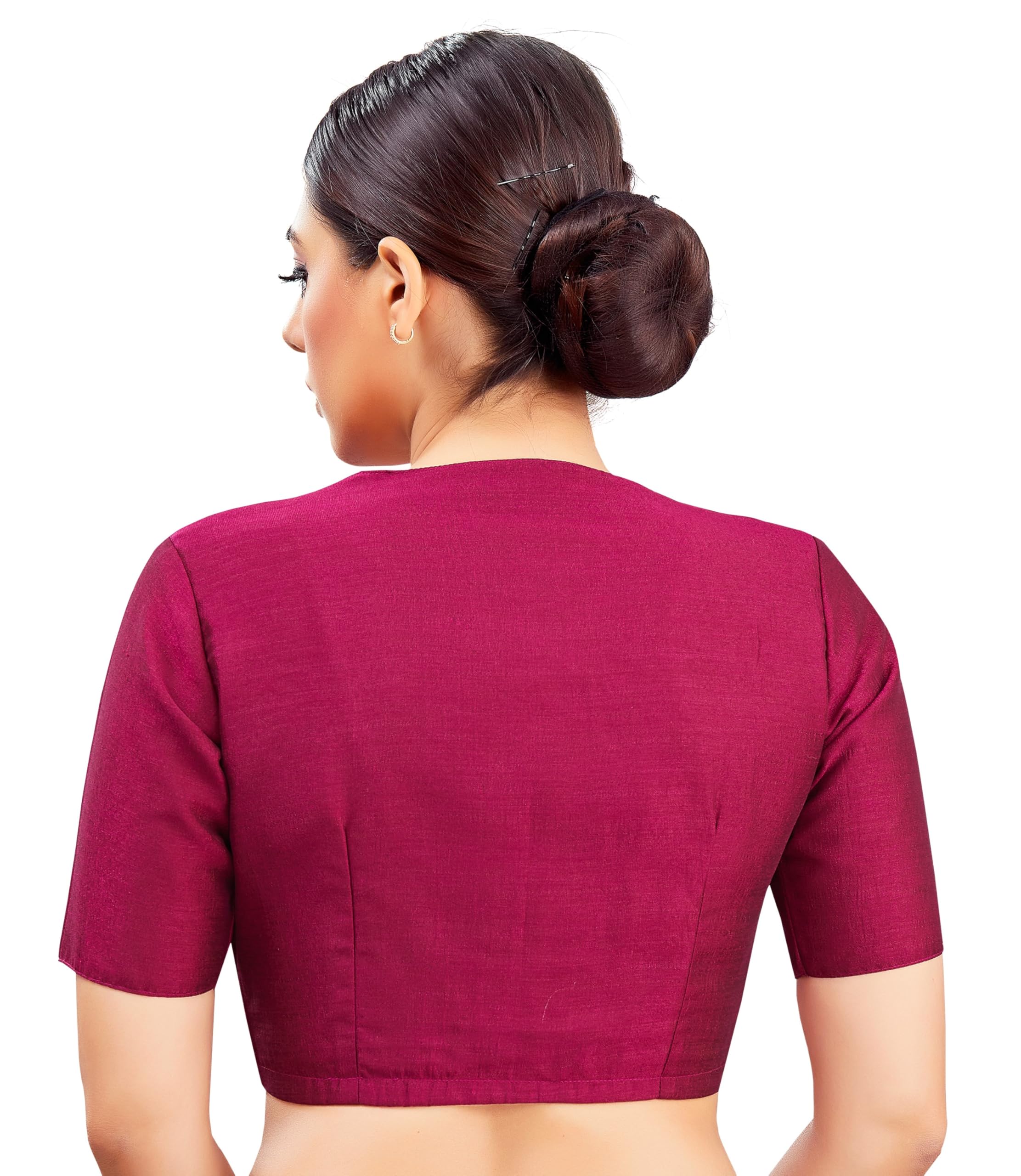 Studio Shringaar Womens Art Silk Saree Blouse - Image 2