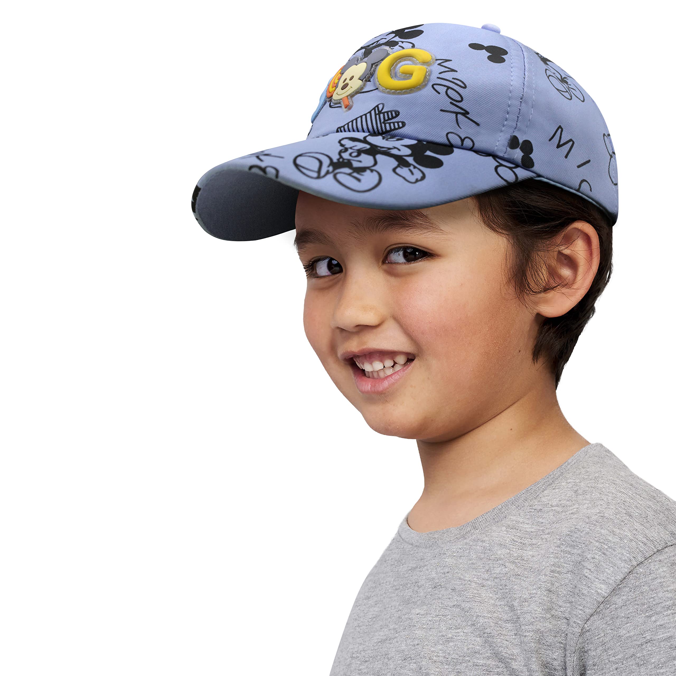 VRITRAZ Cartoon Character Printed Cap for Kids - Blue - Image 2