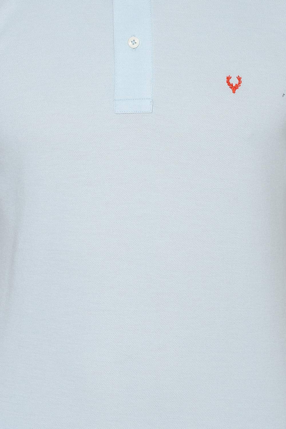 Allen Solly Men Polo T-Shirt - Sky Melange - Image 4