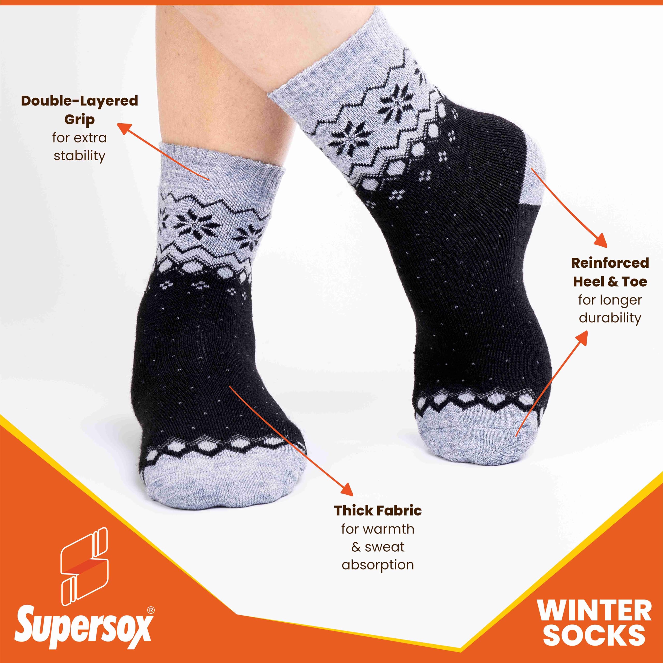 Supersox Wool Winter Thermal Socks for Boys & Girls - Image 5