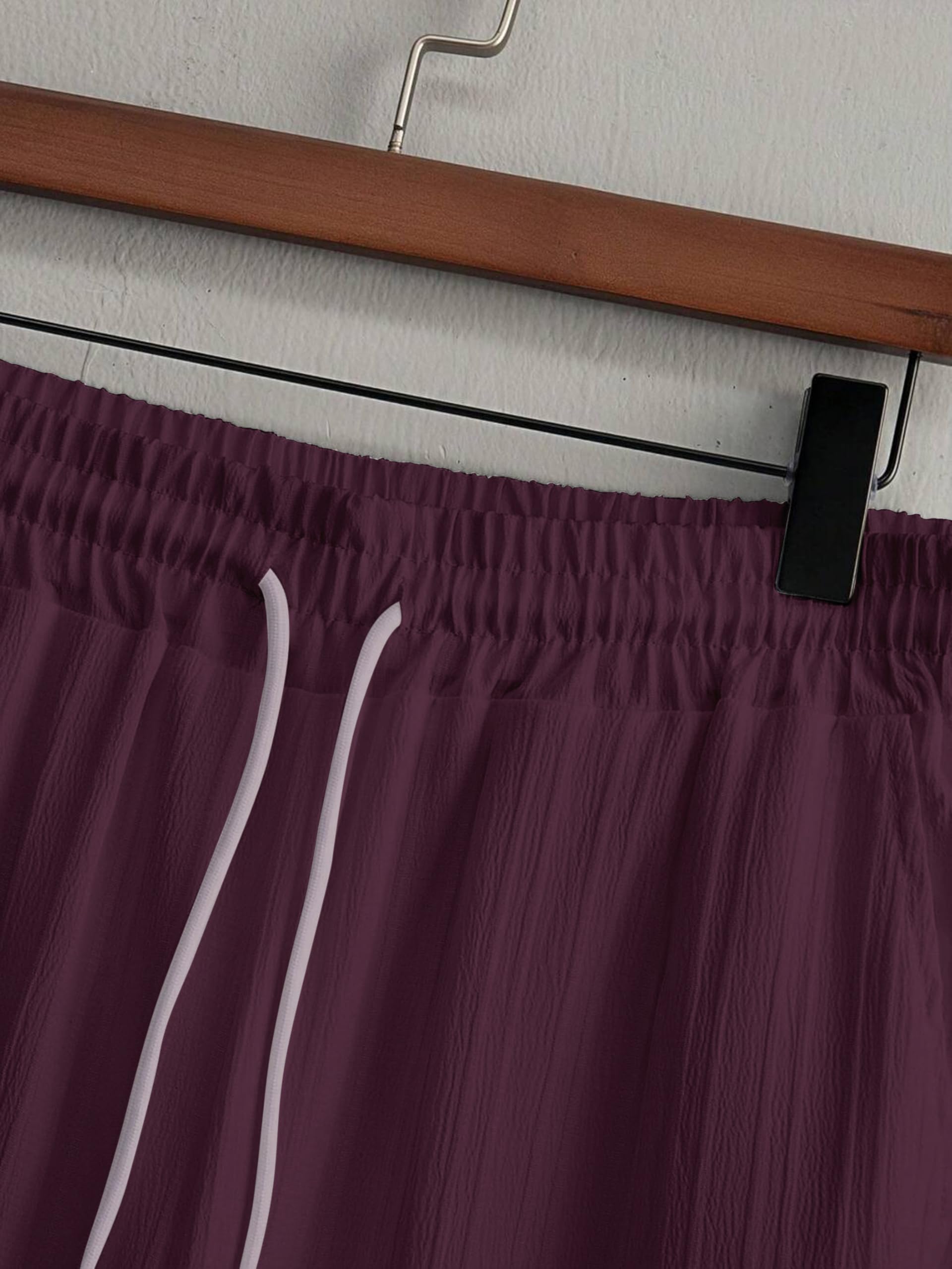 GURIK Men's Night Suit Pajama Set - Wine Sugarcane - Image 5