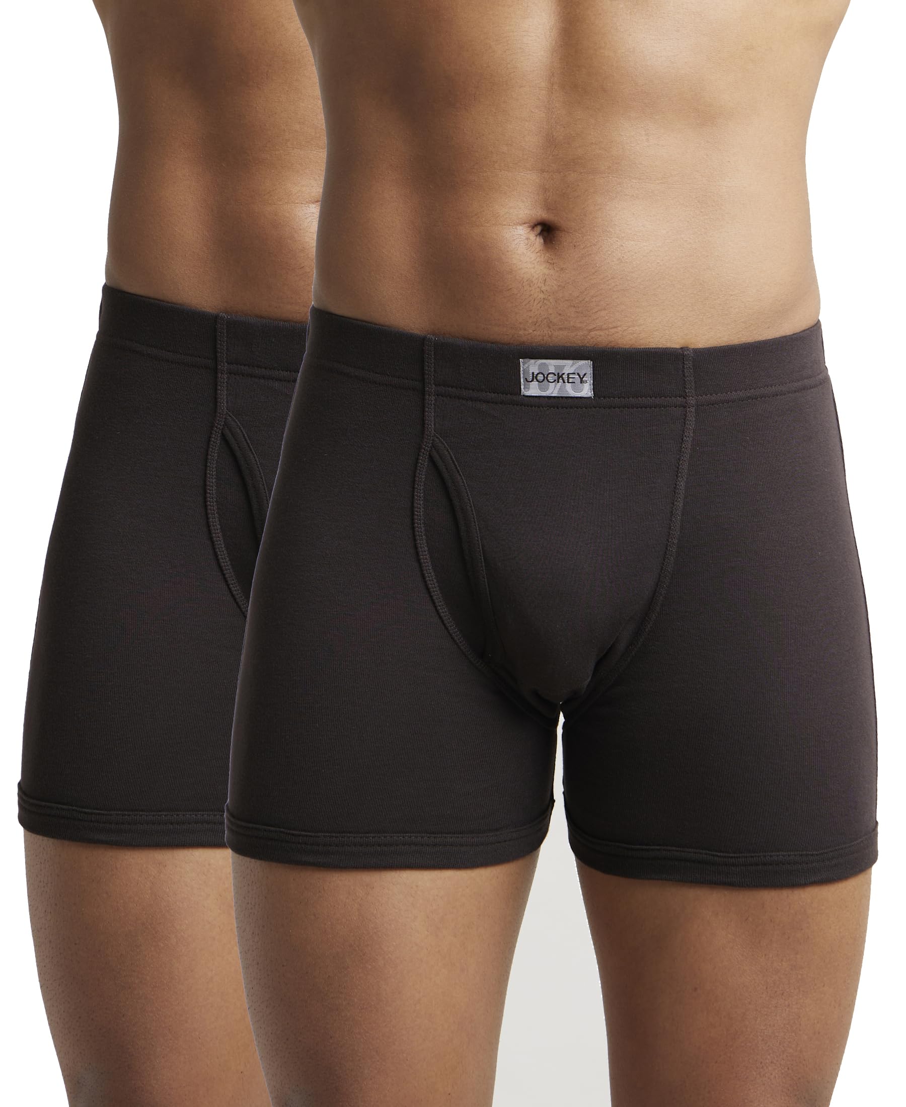 Jockey Men's Brown Boxer Briefs