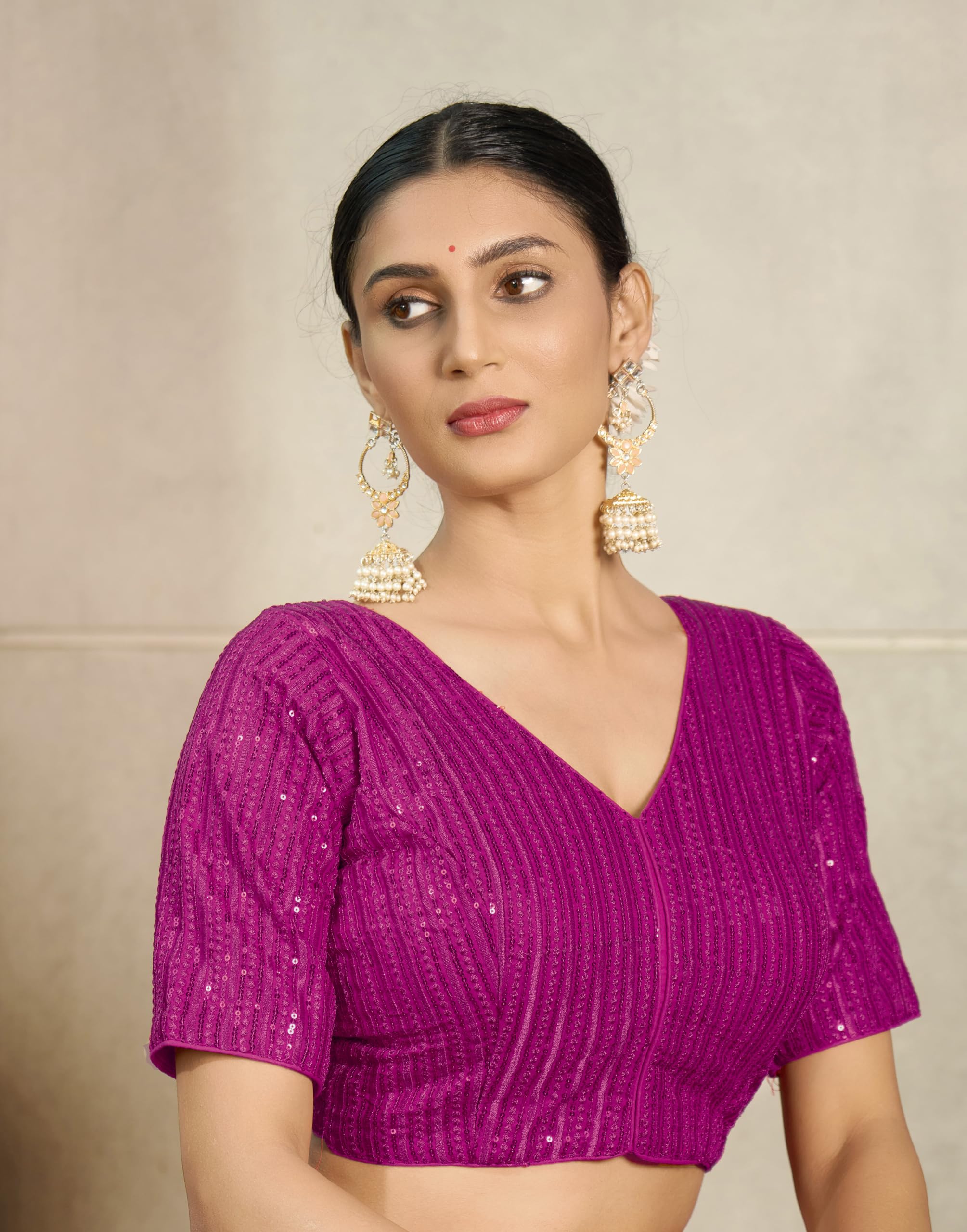 Pujia Indian Ethnic Wear - Silver - Image 4