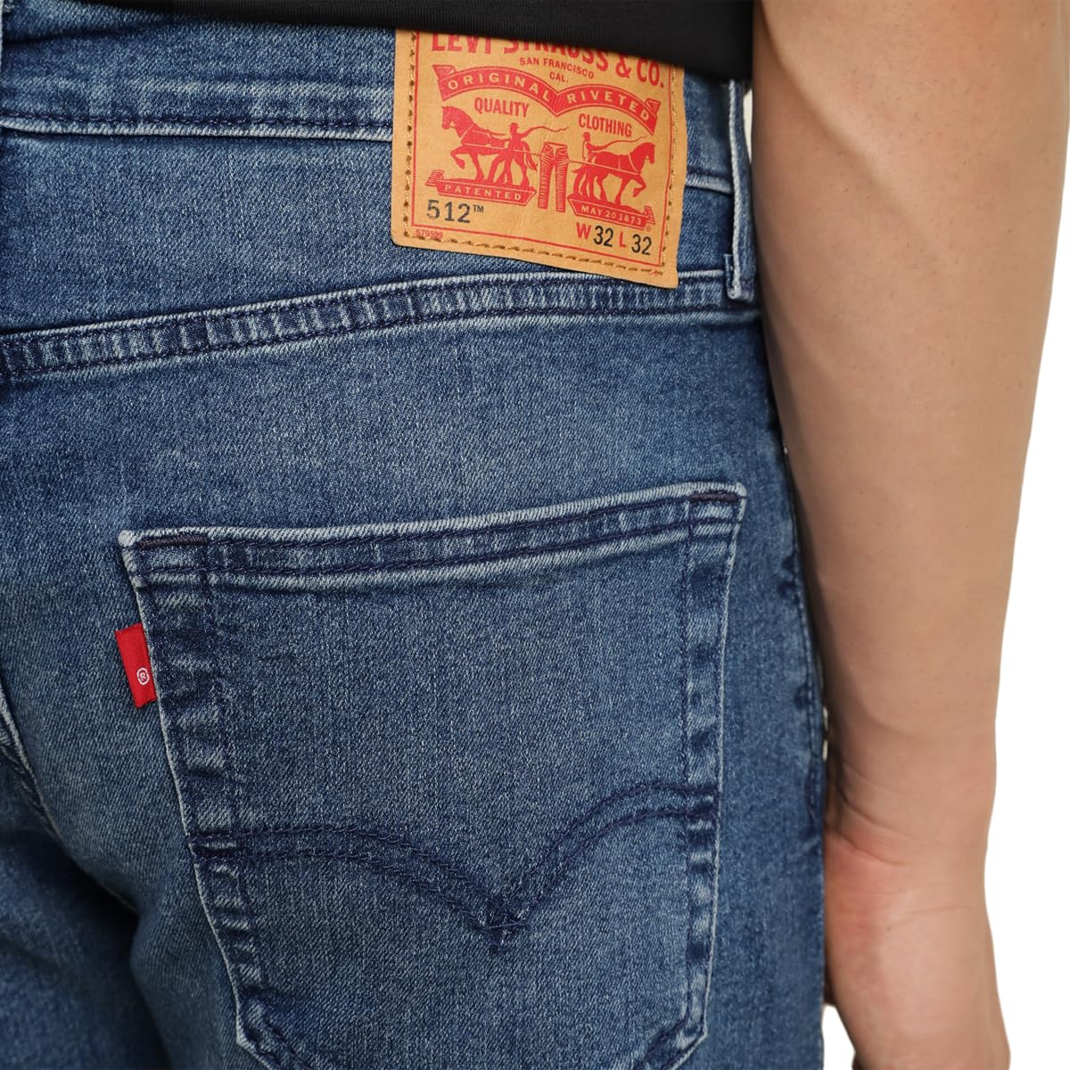 Levi's Men's Slim Tapered Fit Jeans Blue - Image 5