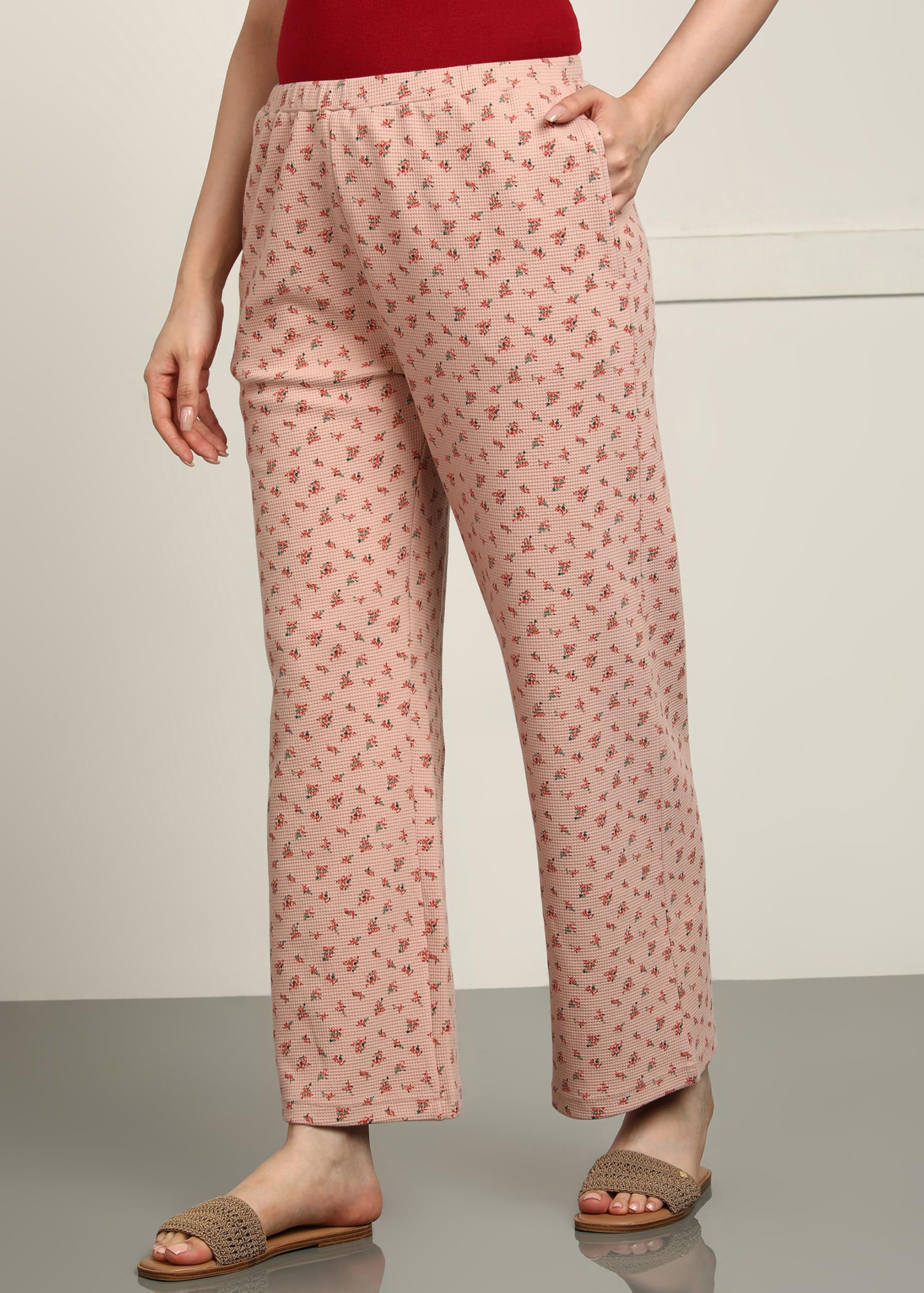 Alan Jones Women's Casual Pants - Dusty Pink - Image 2