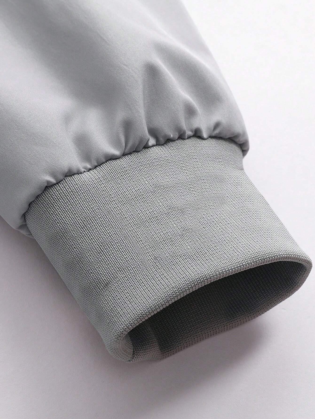 TAGAS Men's Grey Quilted Windbreaker Jacket - Image 5