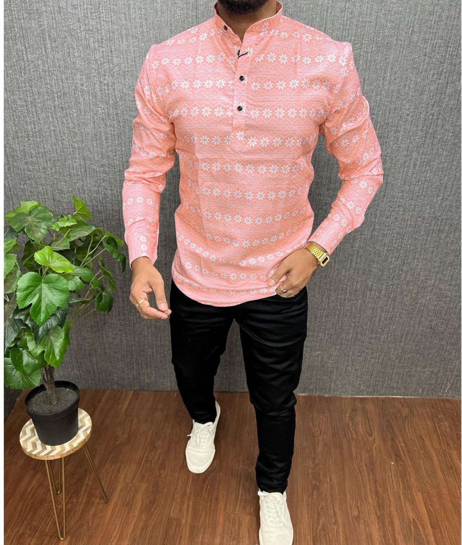 COLORWINGS Kurta - Peach - Image 2