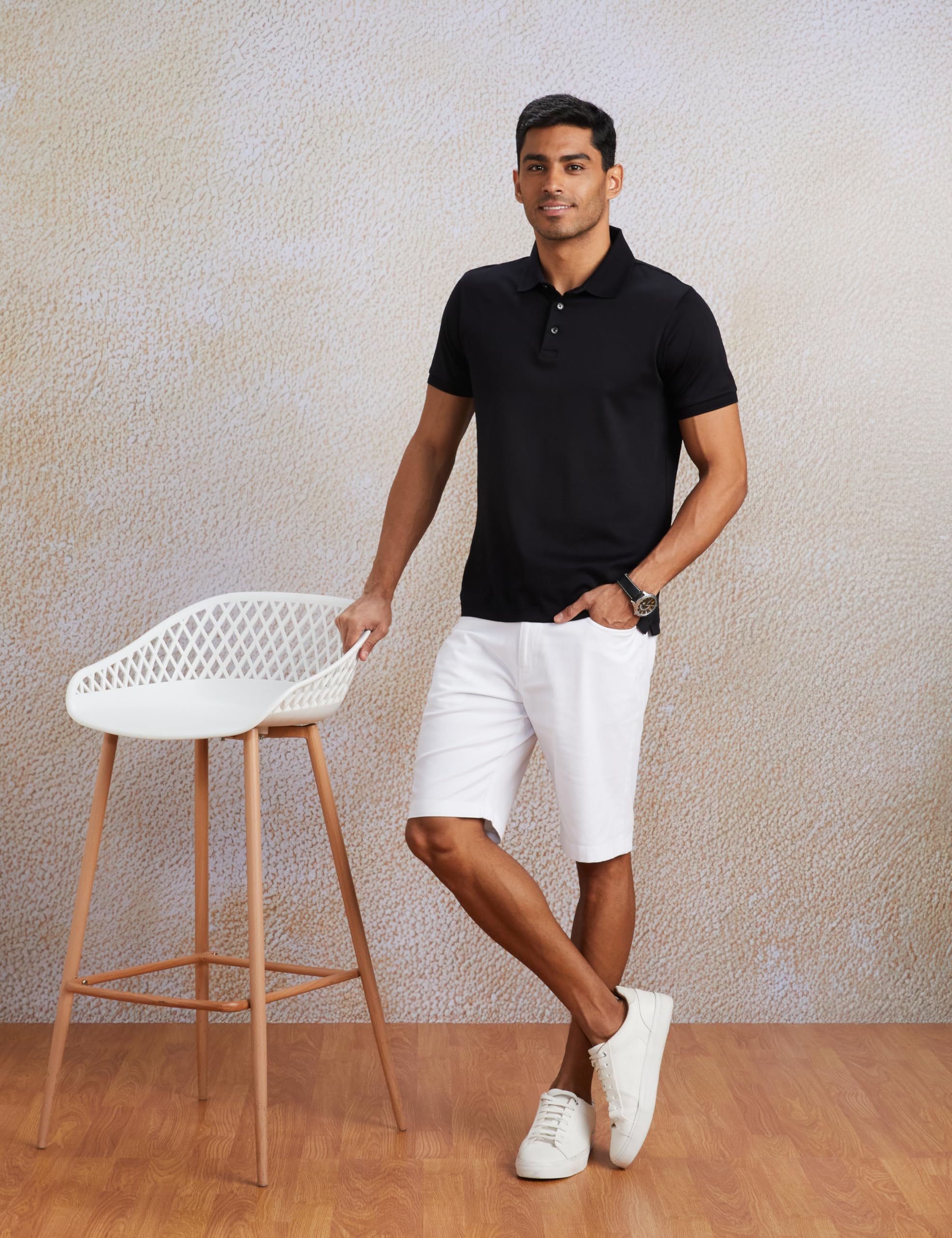 Symbol Men Regular Shorts - White - Image 3