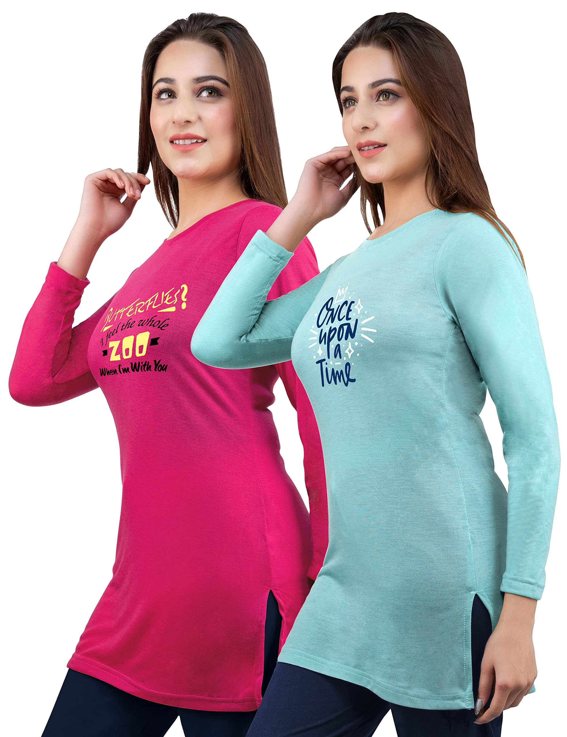 Women's Cotton Full Sleeve T-Shirt - Image 3