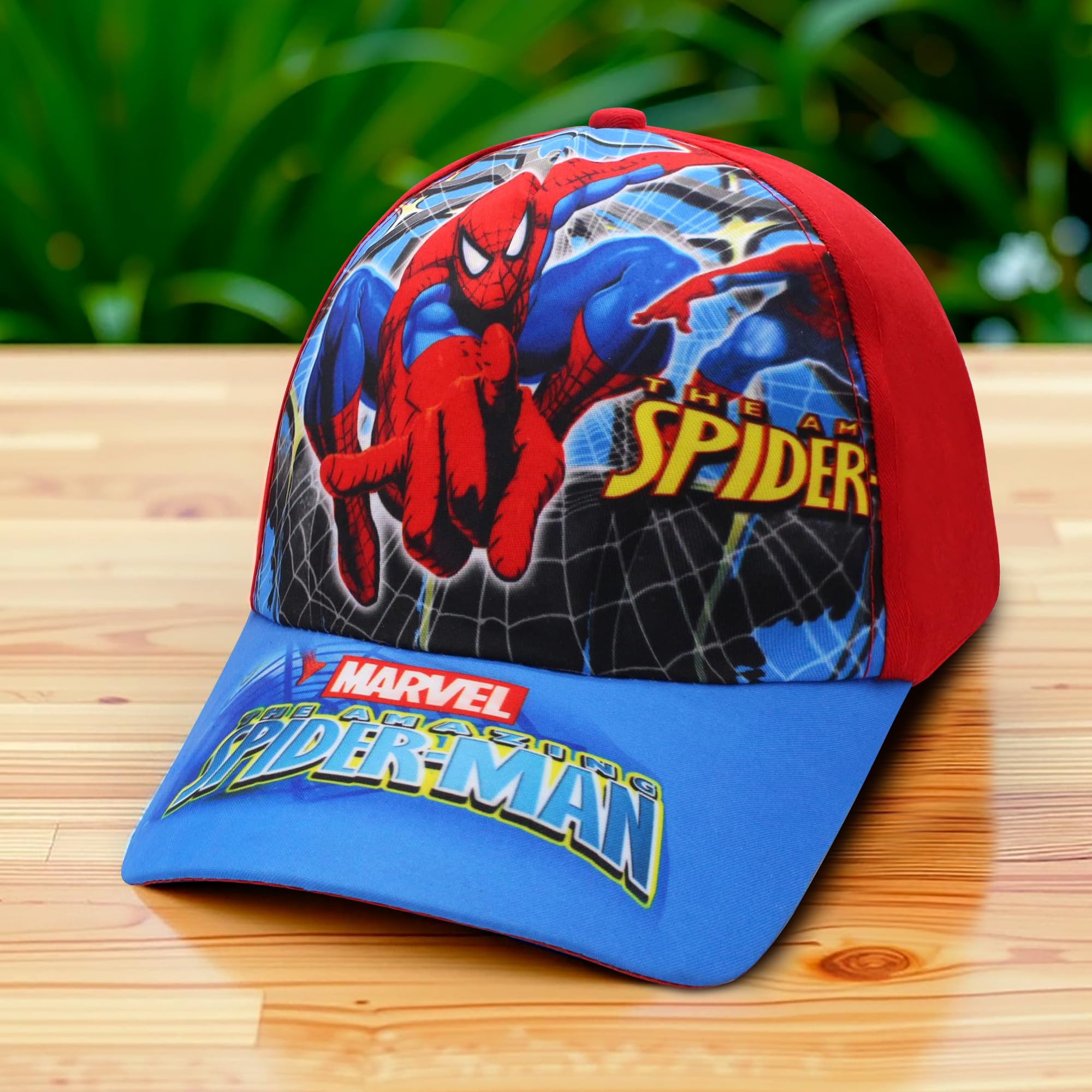 VRITRAZ Cartoon Character Printed Cap for Kids - Red - Image 3