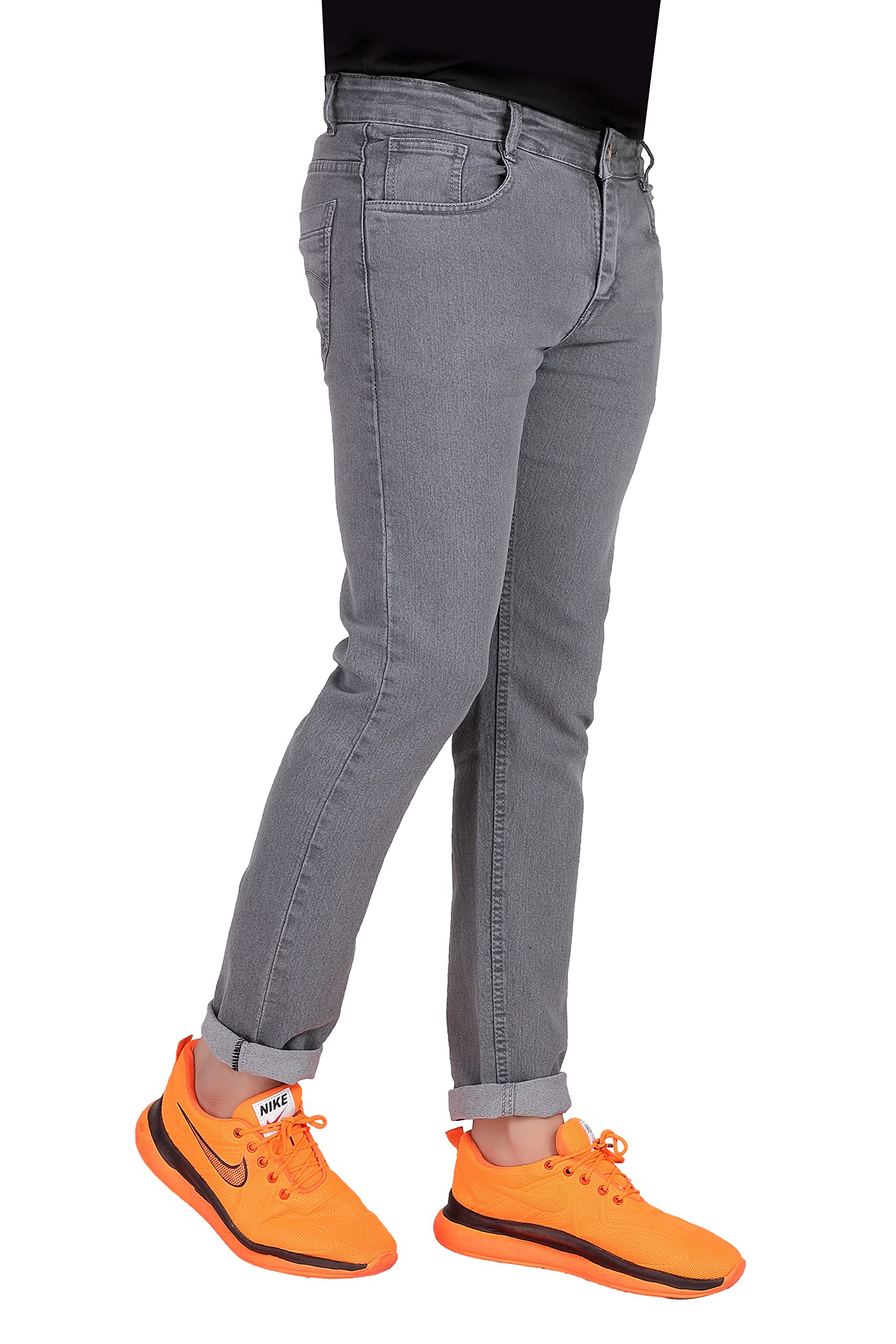 RAGZO Grey Slim Fit Jeans for Men - Image 3