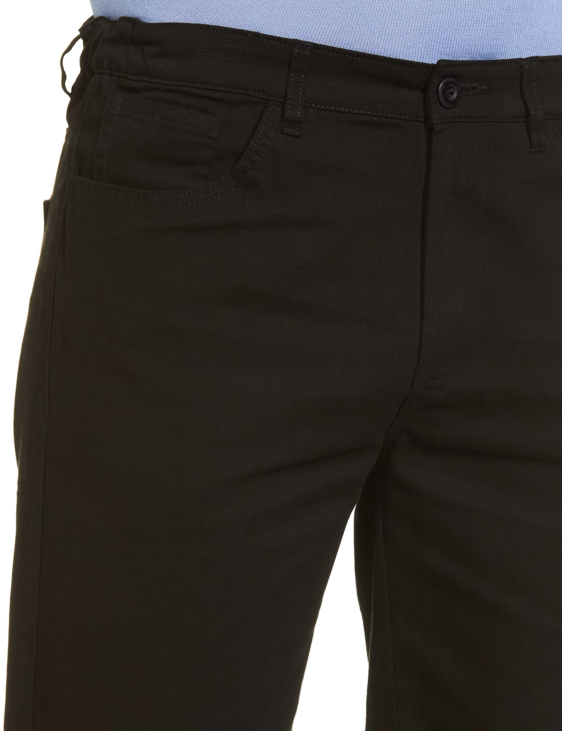 The Indian Garage Co Men Chino Shorts - Black - Image 3