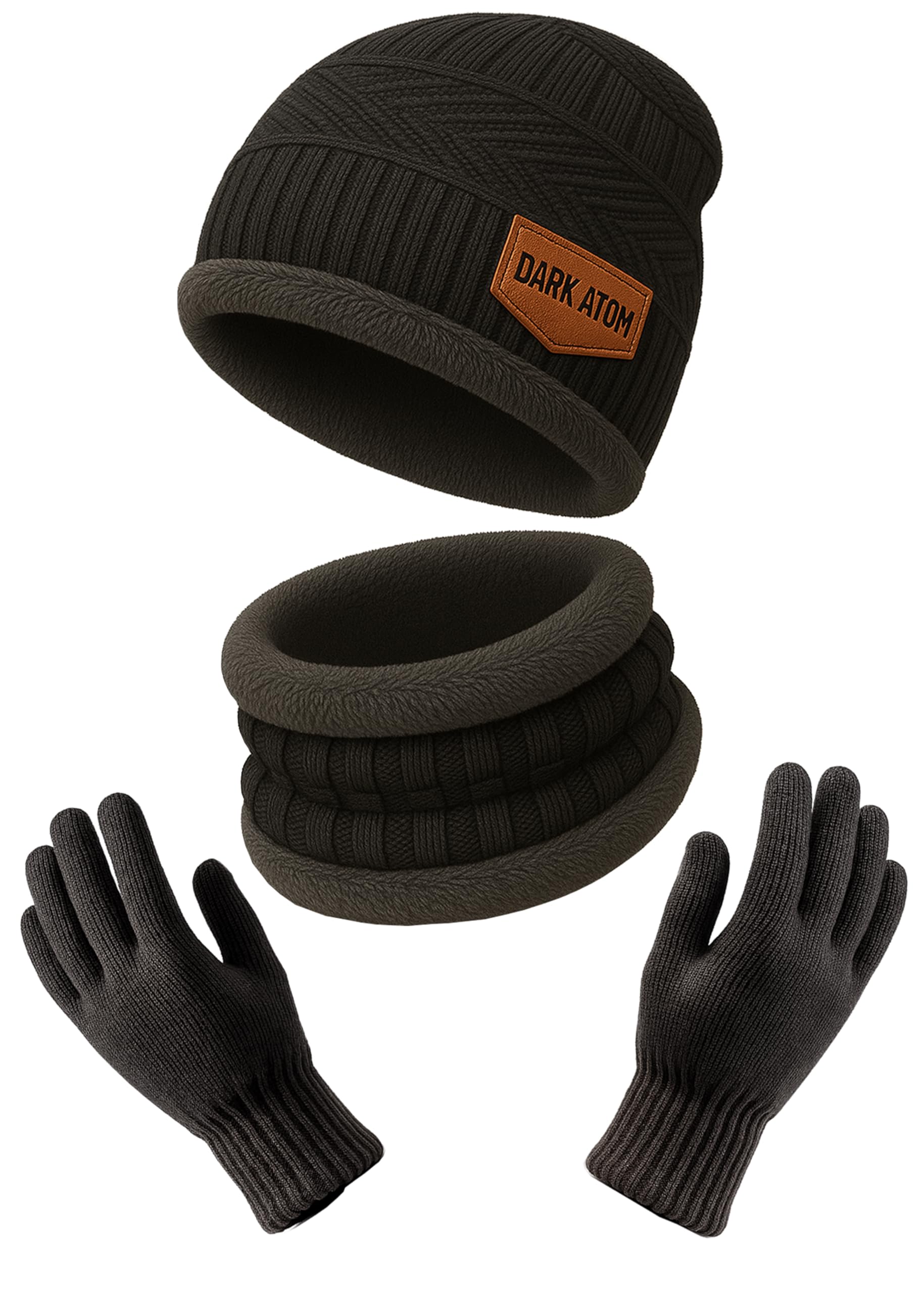 UGLS Wool Winter Cap Set for Men & Women
