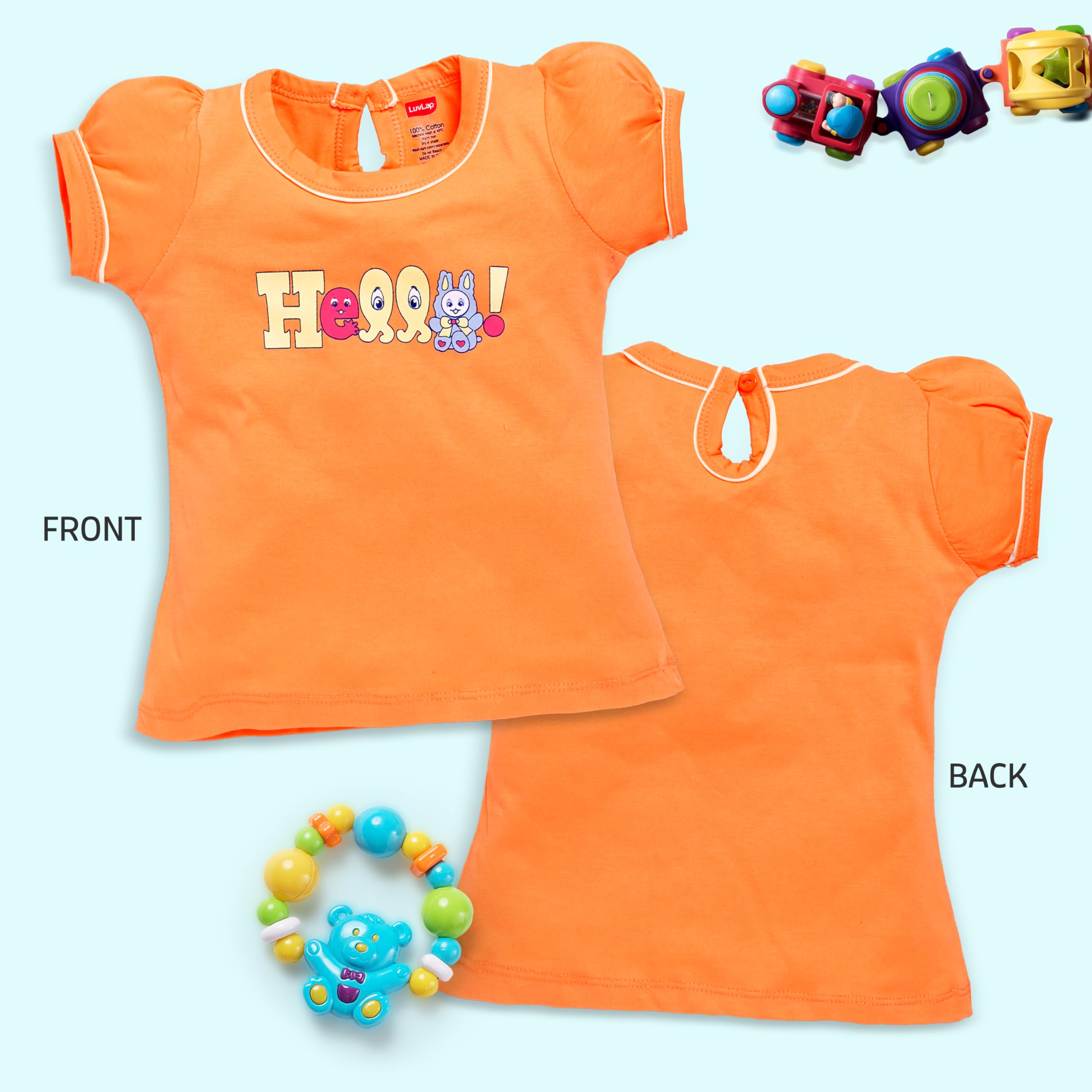 Luvlap Girls Cotton Top - Image 3