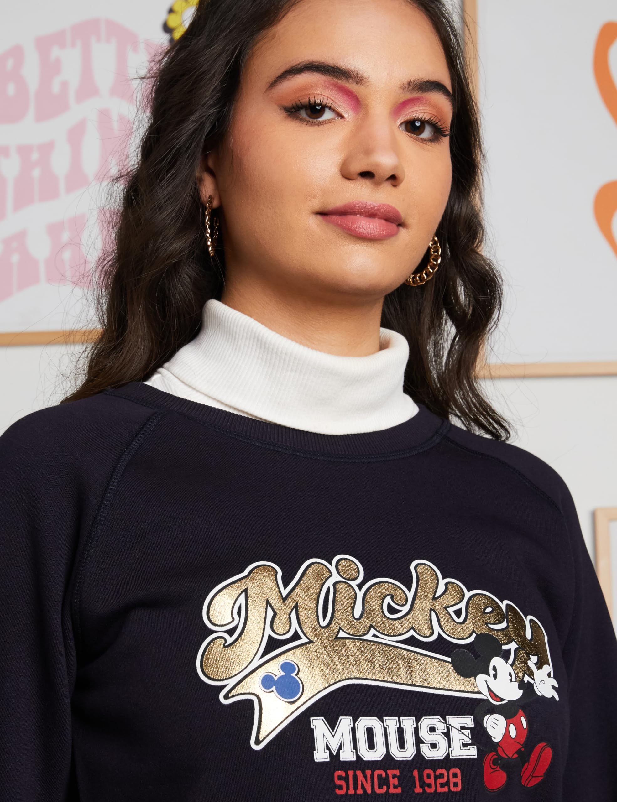 Symbol Women Disney Cotton Blend Sweatshirt - Image 4