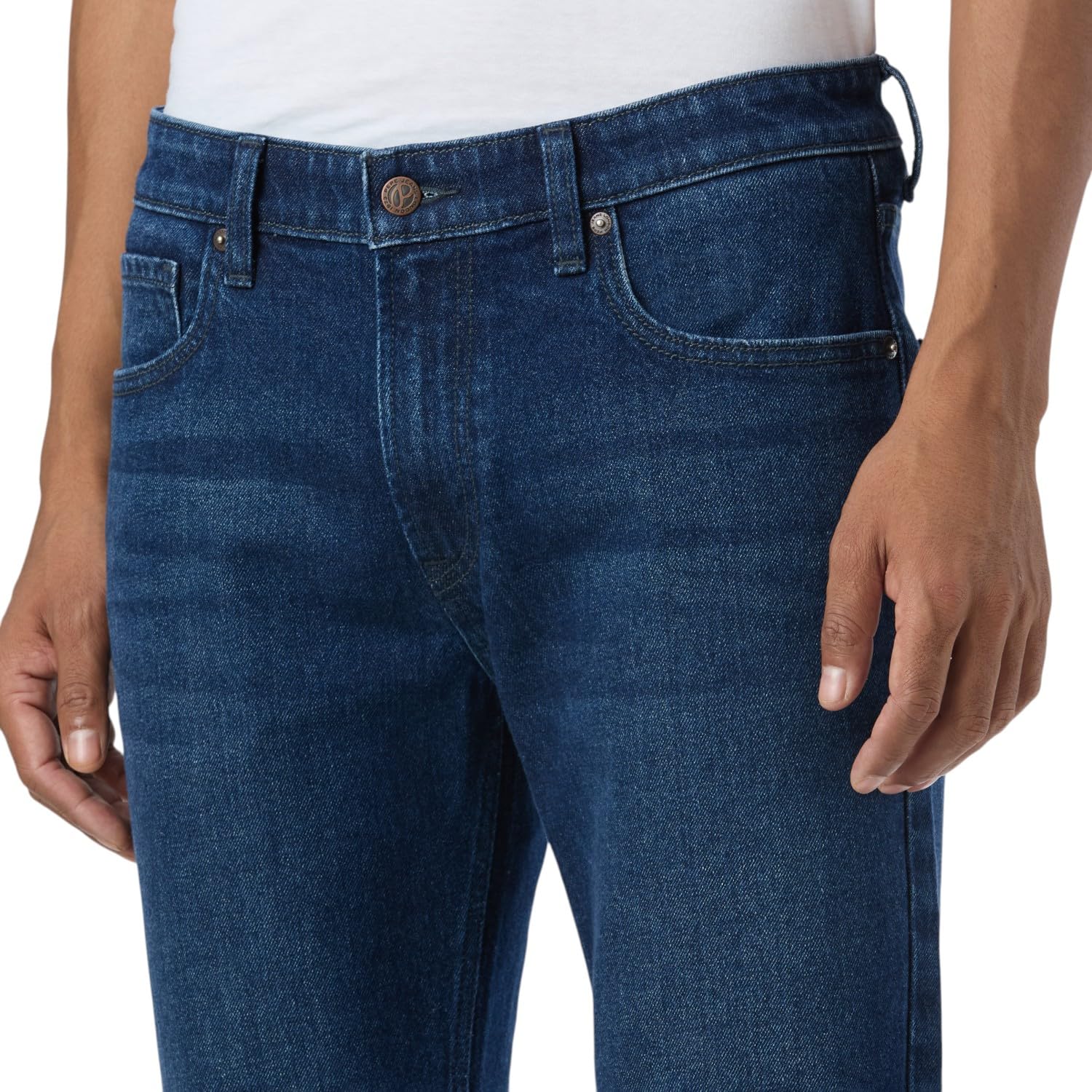 Pepe Jeans Men's Blue Straight Leg Jeans - Image 4